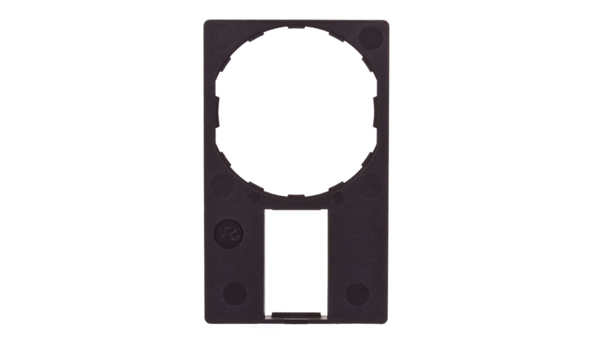

Szyld opisowy 30x50mm z etykietą biały/żółty 22mm czarny prostokątny ZBY6102