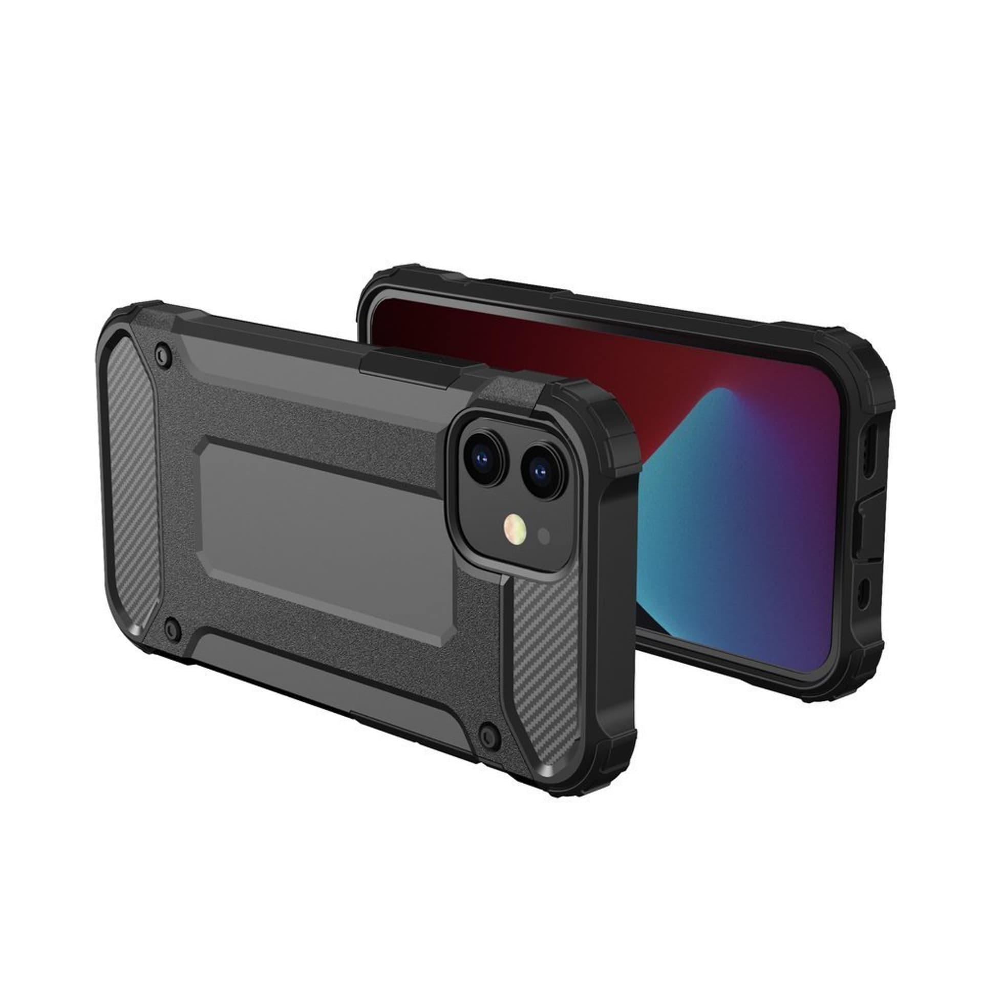 

Hybrid Armor pancerne hybrydowe etui pokrowiec iPhone 12 Pro Max czarny