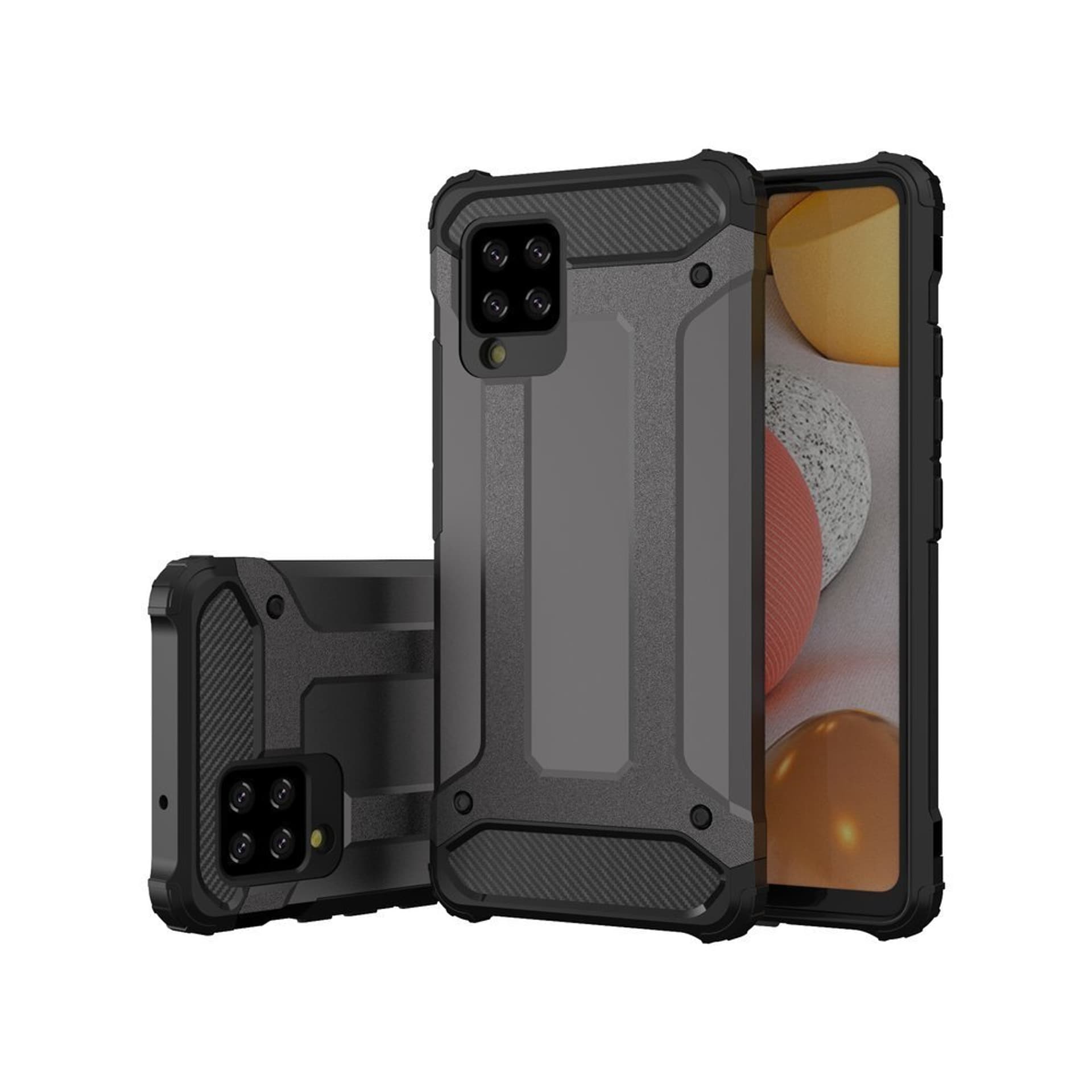 

Hybrid Armor pancerne hybrydowe etui pokrowiec Samsung Galaxy A42 5G czarny