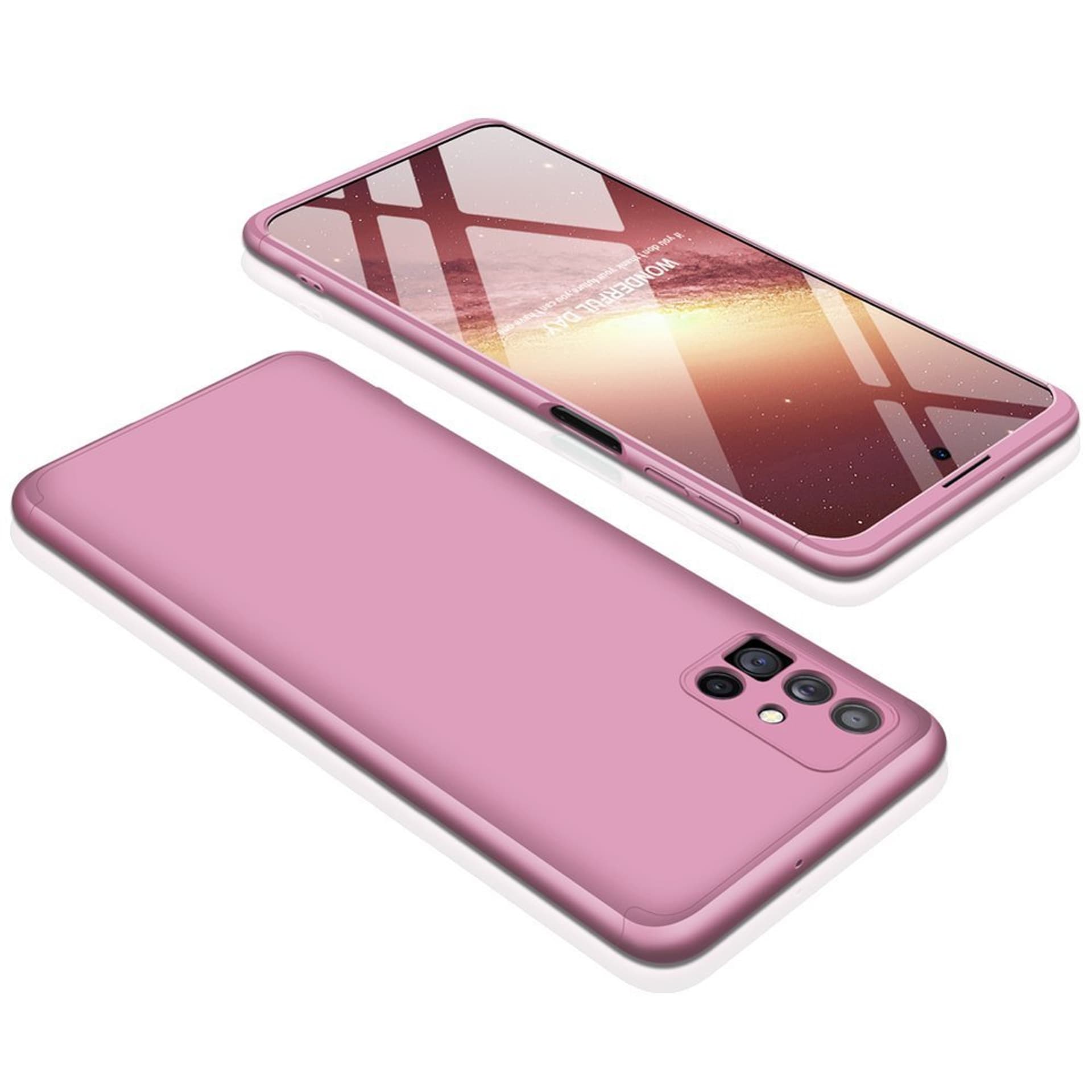 

GKK 360 Protection Case etui na całą obudowę przód + tył Samsung Galaxy M51 różowy