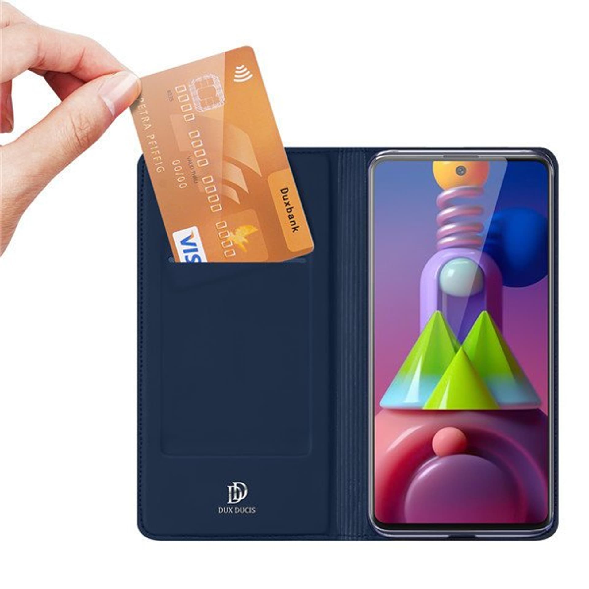 

DUX DUCIS Skin Pro kabura etui pokrowiec z klapką Samsung Galaxy M51 różowy