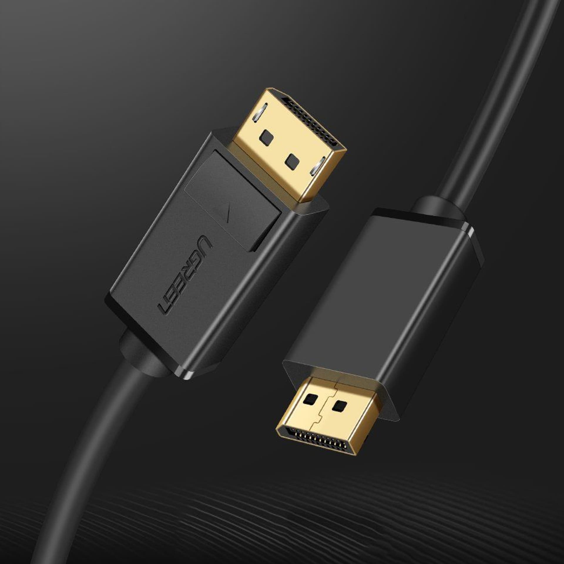 

Ugreen kabel przewód DisplayPort 1.2 4K 2 m czarny (DP102 10211)