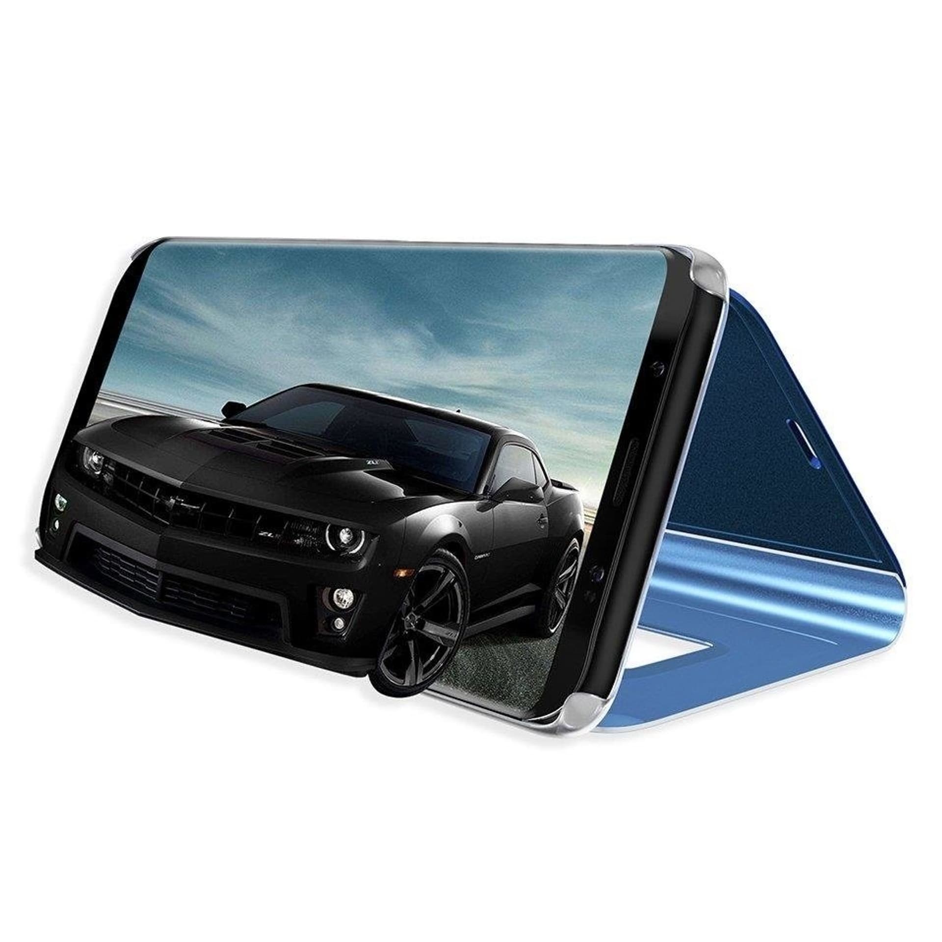 

Clear View Case futerał etui z klapką Motorola Moto G9 Plus czarny
