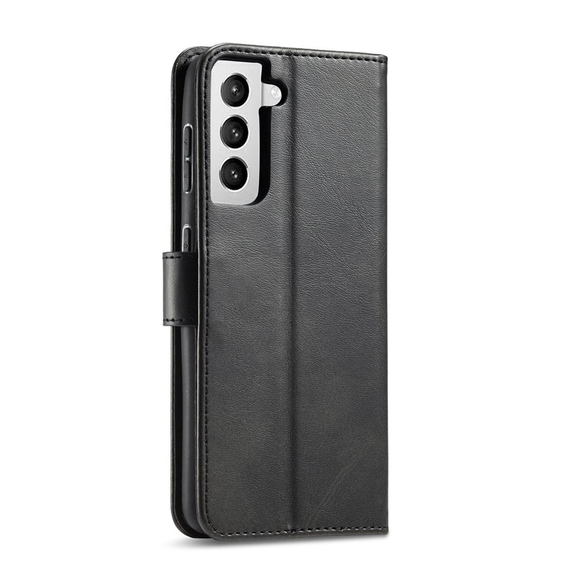 

Magnet Case elegancki futerał etui pokrowiec z klapką i funkcją podstawki Samsung Galaxy S21+ 5G (S21 Plus 5G) czarny, S21 plus 5g) czarn