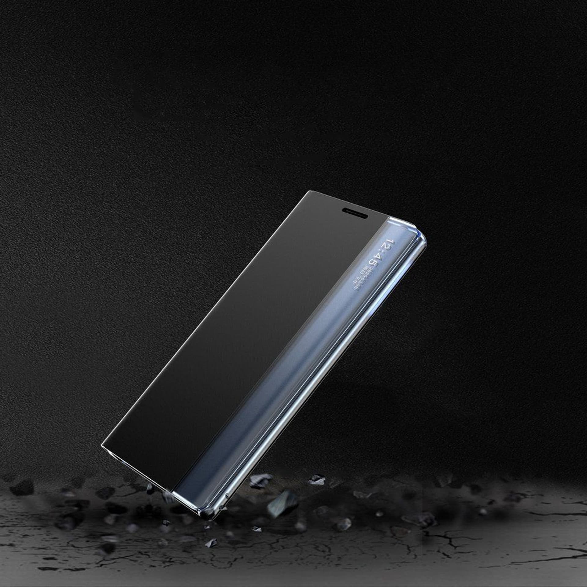 

New Sleep Case pokrowiec etui z klapką z funkcją podstawki Samsung Galaxy S21+ 5G (S21 Plus 5G) niebieski, S21 plus 5g) niebiesk