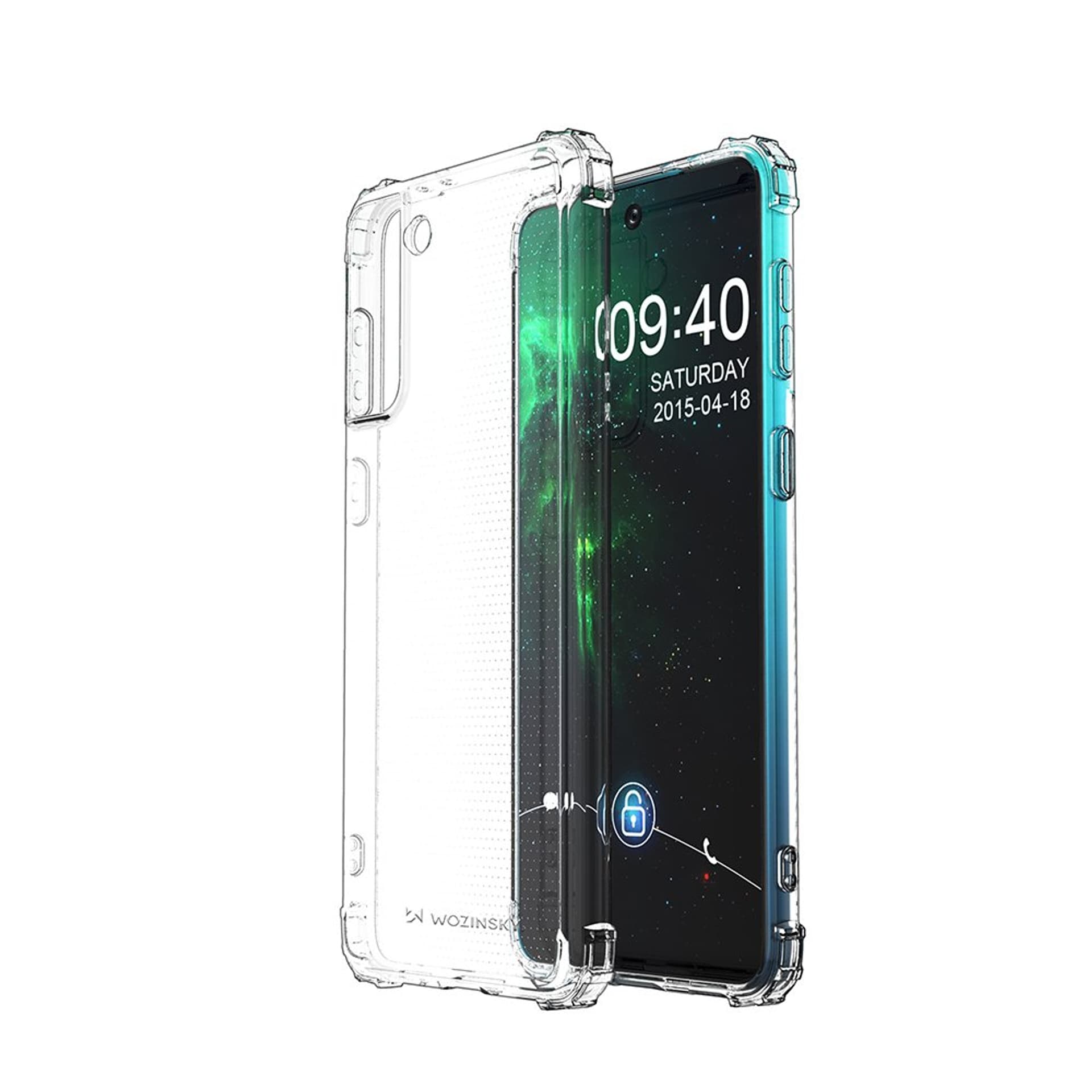 

Wozinsky Anti Shock pancerne etui do Samsung Galaxy S21+ 5G (S21 Plus 5G) przezroczysty, S21 plus 5g) przezroczyst