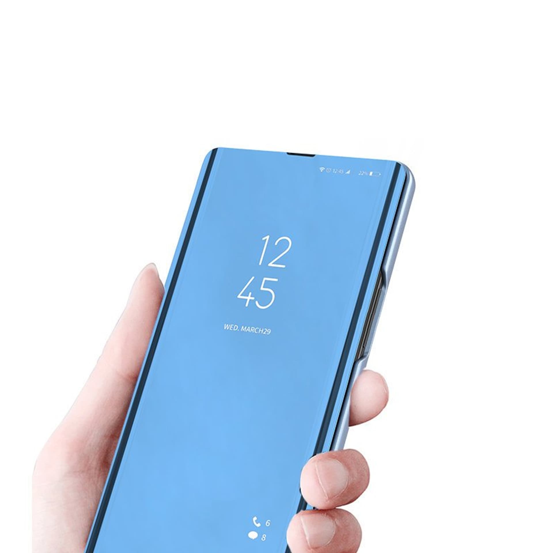 

Clear View Case futerał etui z klapką Samsung Galaxy A52s 5G / A52 5G / A52 4G czarny