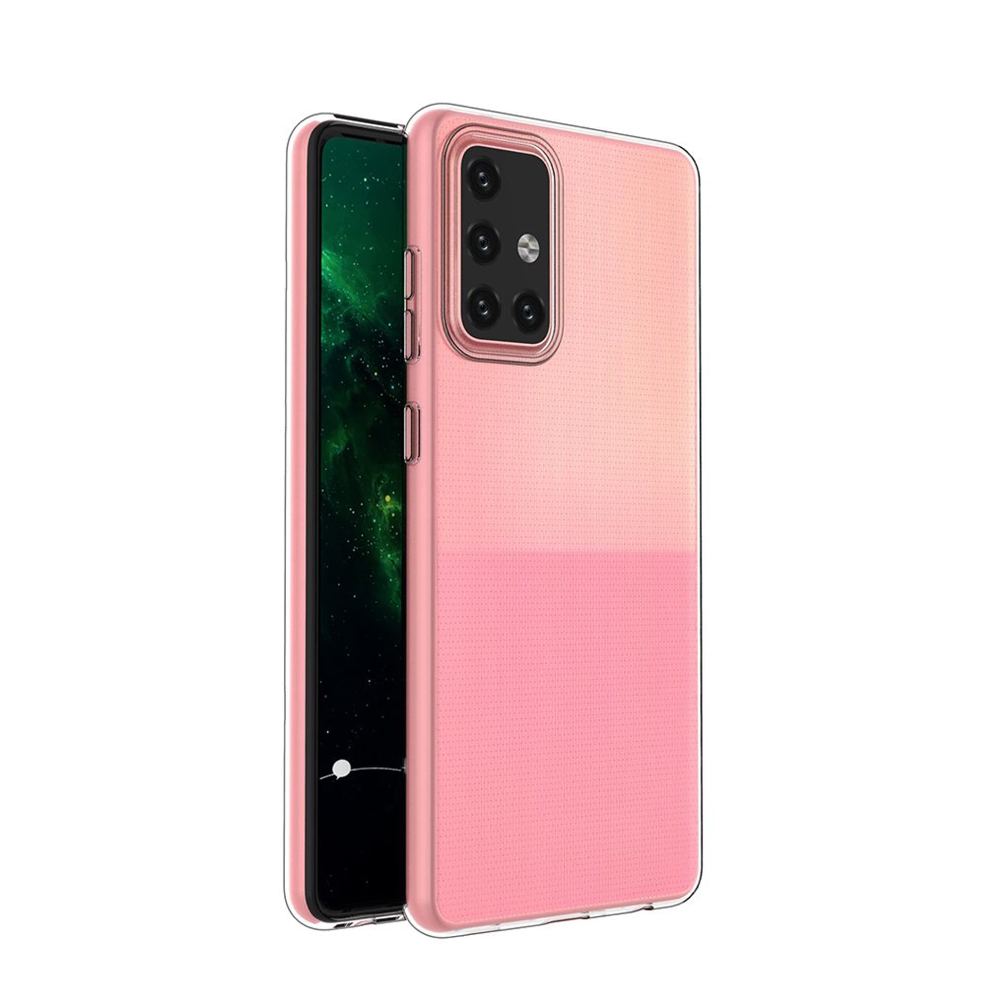 

Żelowy pokrowiec etui Ultra Clear 0.5mm Samsung Galaxy A72 4G przezroczysty