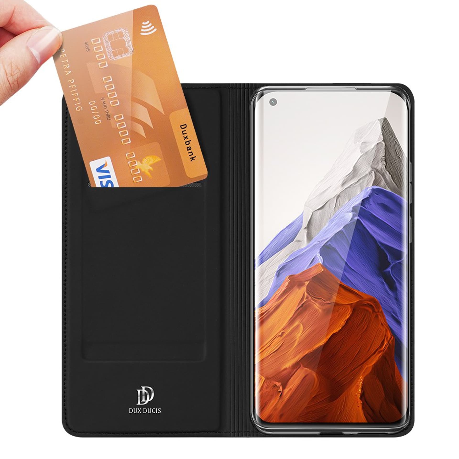 

DUX DUCIS Skin Pro kabura etui pokrowiec z klapką Xiaomi Mi 11 Pro czarny