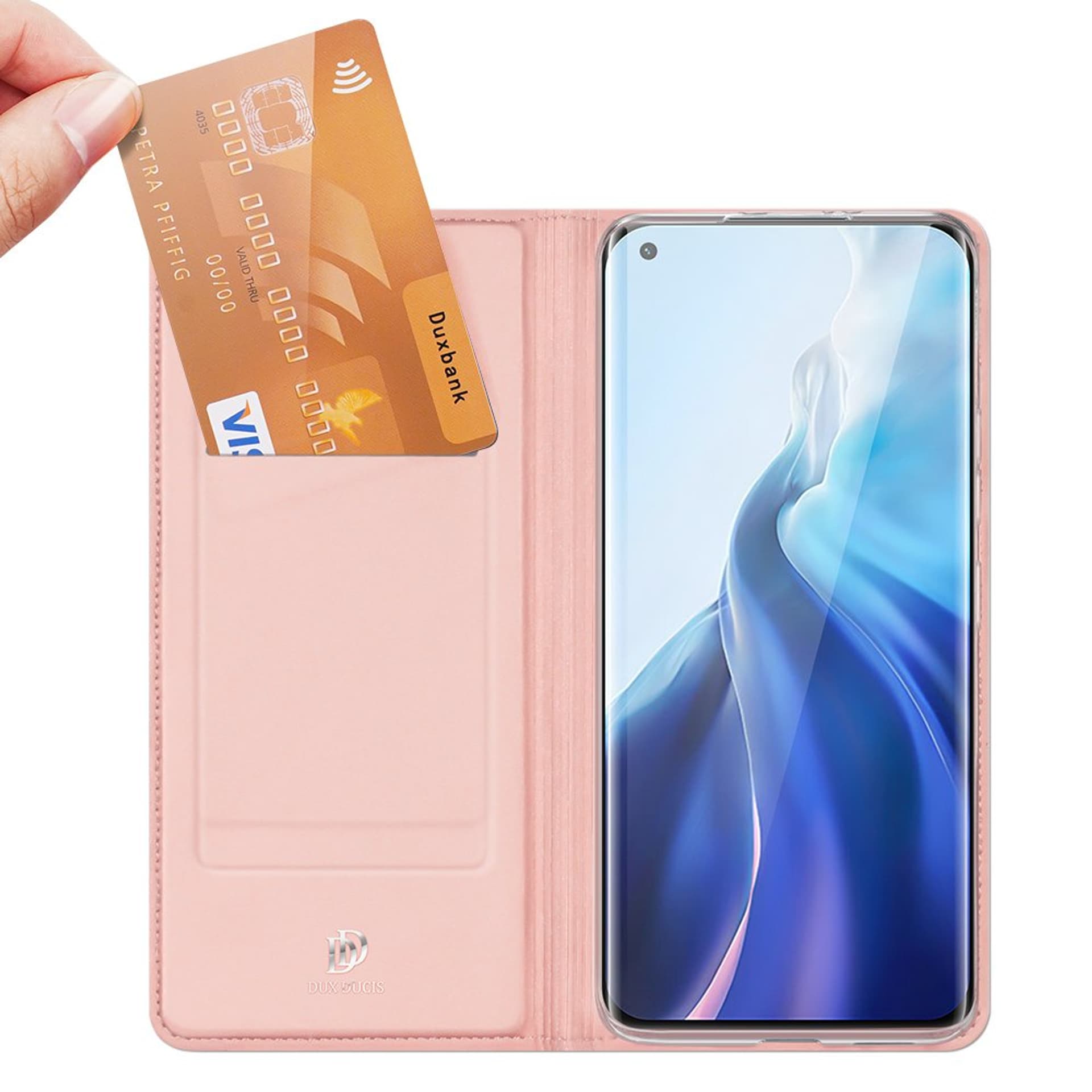 

DUX DUCIS Skin Pro kabura etui pokrowiec z klapką Xiaomi Mi 11 różowy