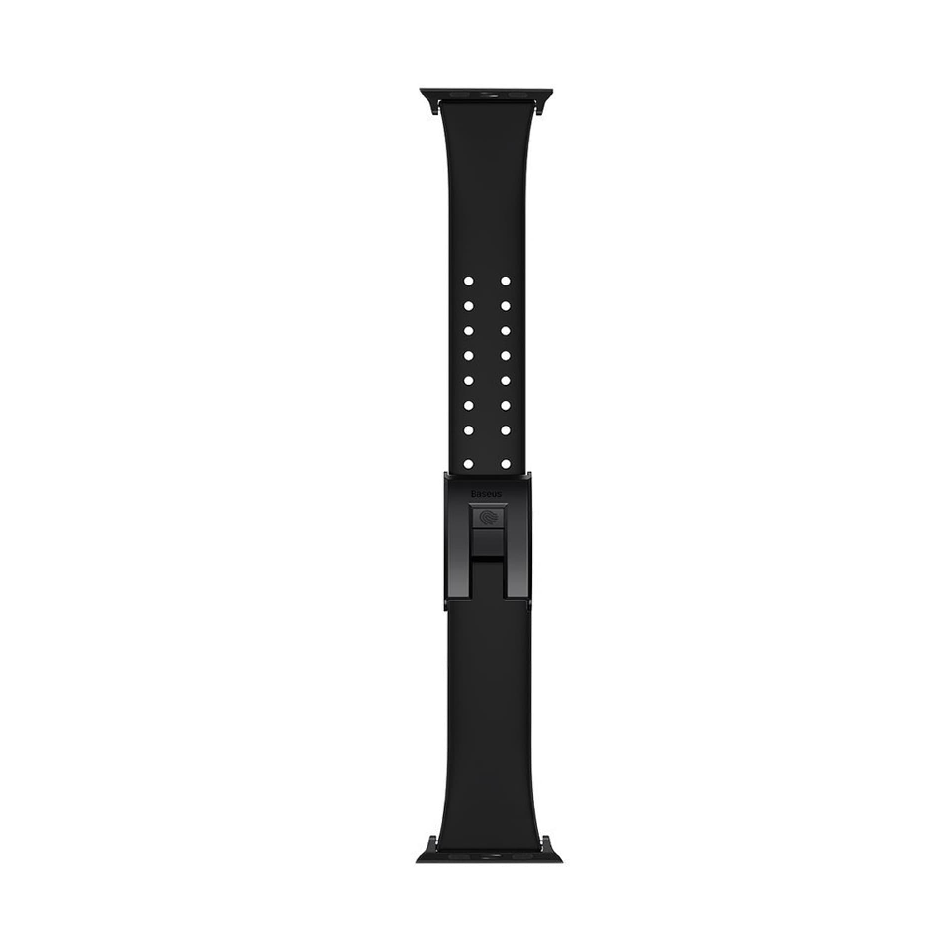 

Baseus Slip-Thru pasek opaska bransoleta do Apple Watch 3/4/5/6/SE 38mm/40mm czarny (LBWSE-01)