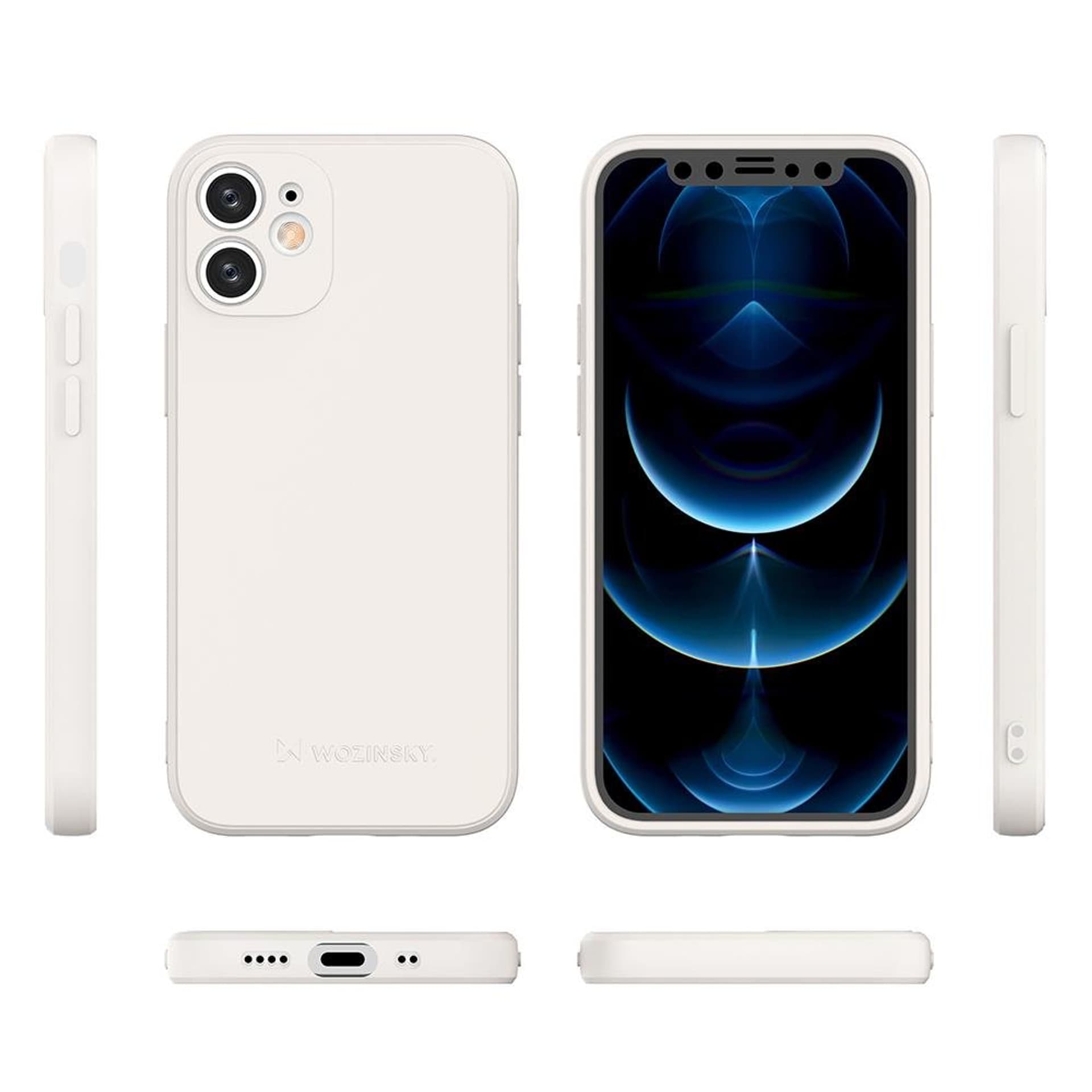 

Wozinsky Color Case silikonowe elastyczne wytrzymałe etui iPhone 12 mini czerwony
