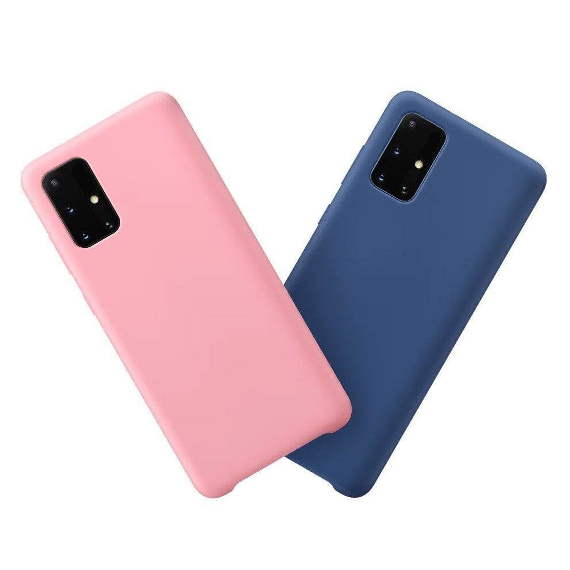 

Silicone Case elastyczne silikonowe etui pokrowiec Samsung Galaxy A72 4G różowy