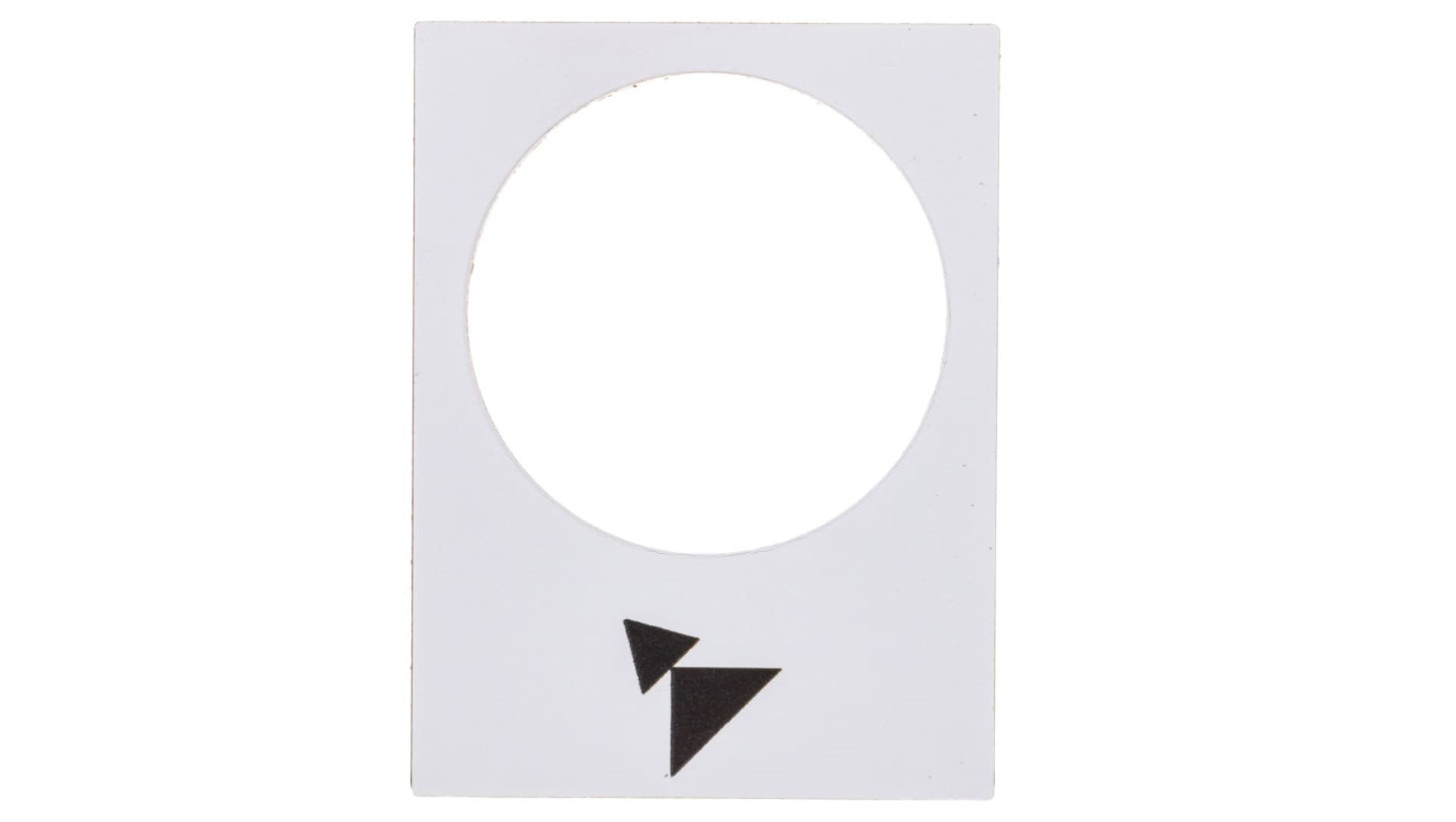 

Tabliczka opisowa biała prostokątna 30x40mm DO PRZODU WOLNO-SZYBKO ZB2BY4915