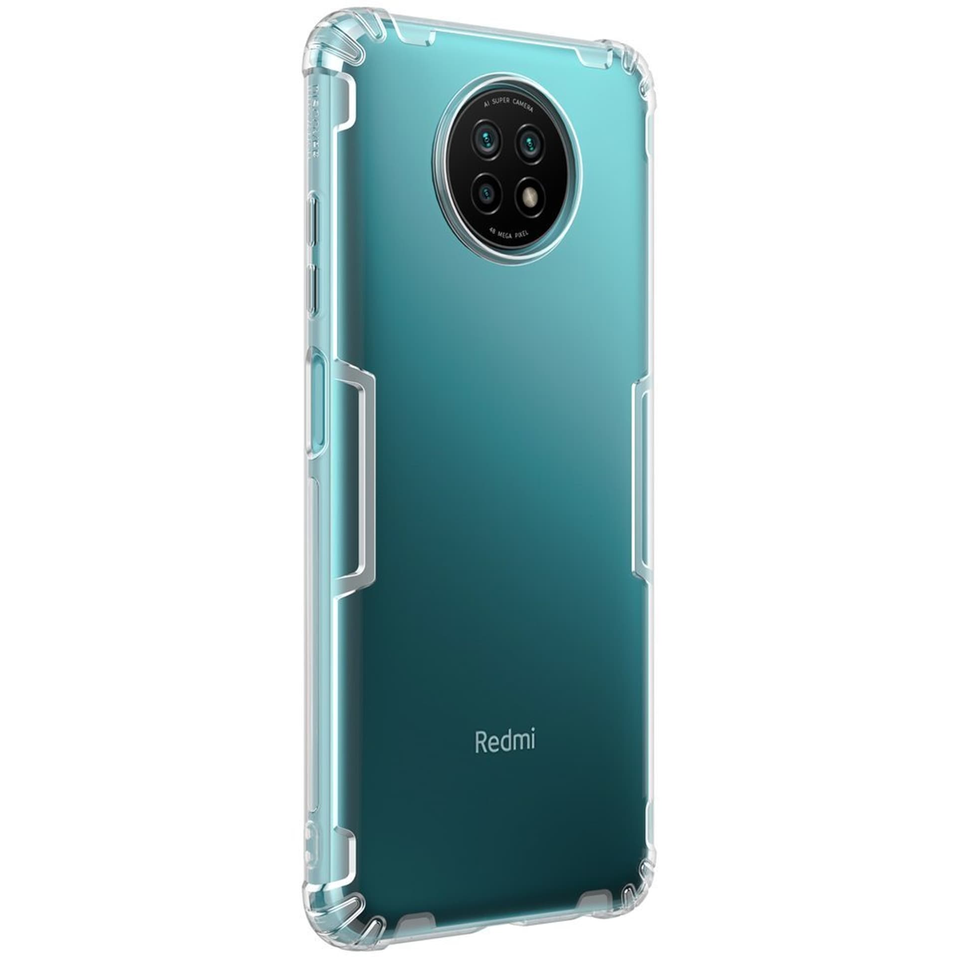 

Nillkin Nature żelowe etui pokrowiec ultra slim Xiaomi Redmi Note 9T 5G przezroczysty