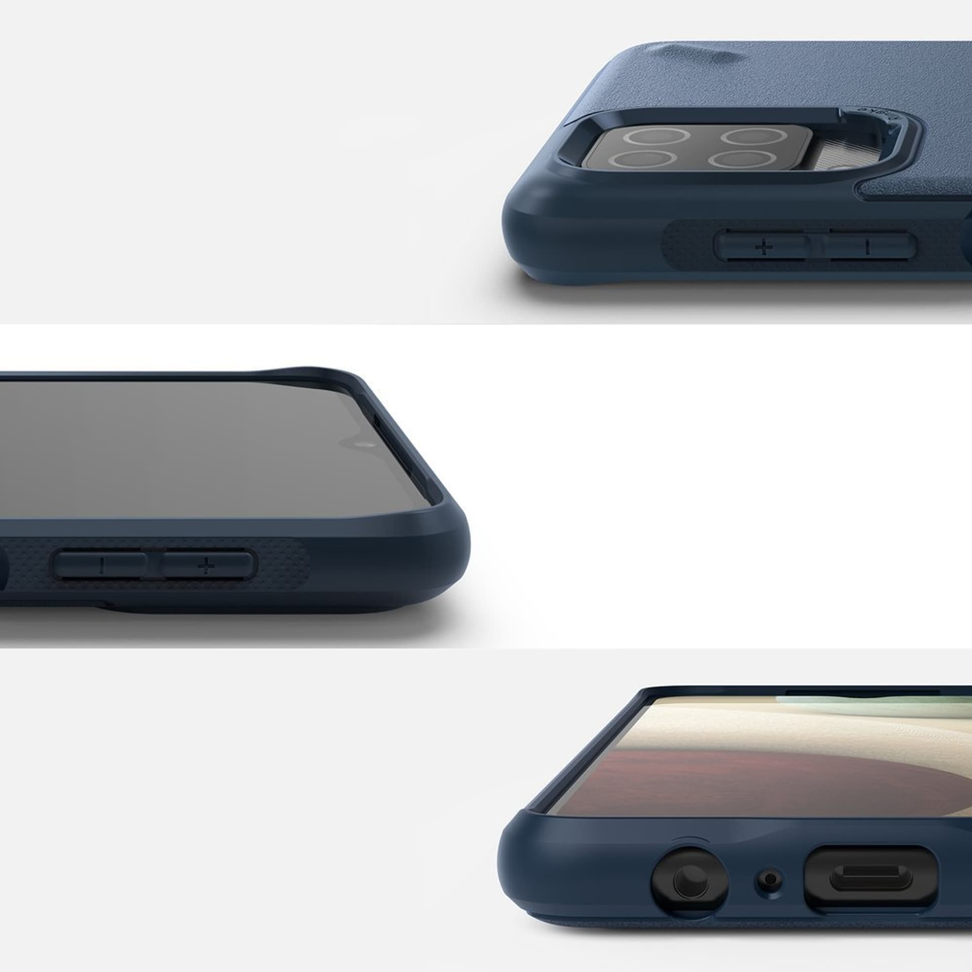 

Ringke Onyx wytrzymałe etui pokrowiec Samsung Galaxy A12 / Galaxy M12 szary (OXSG0052)