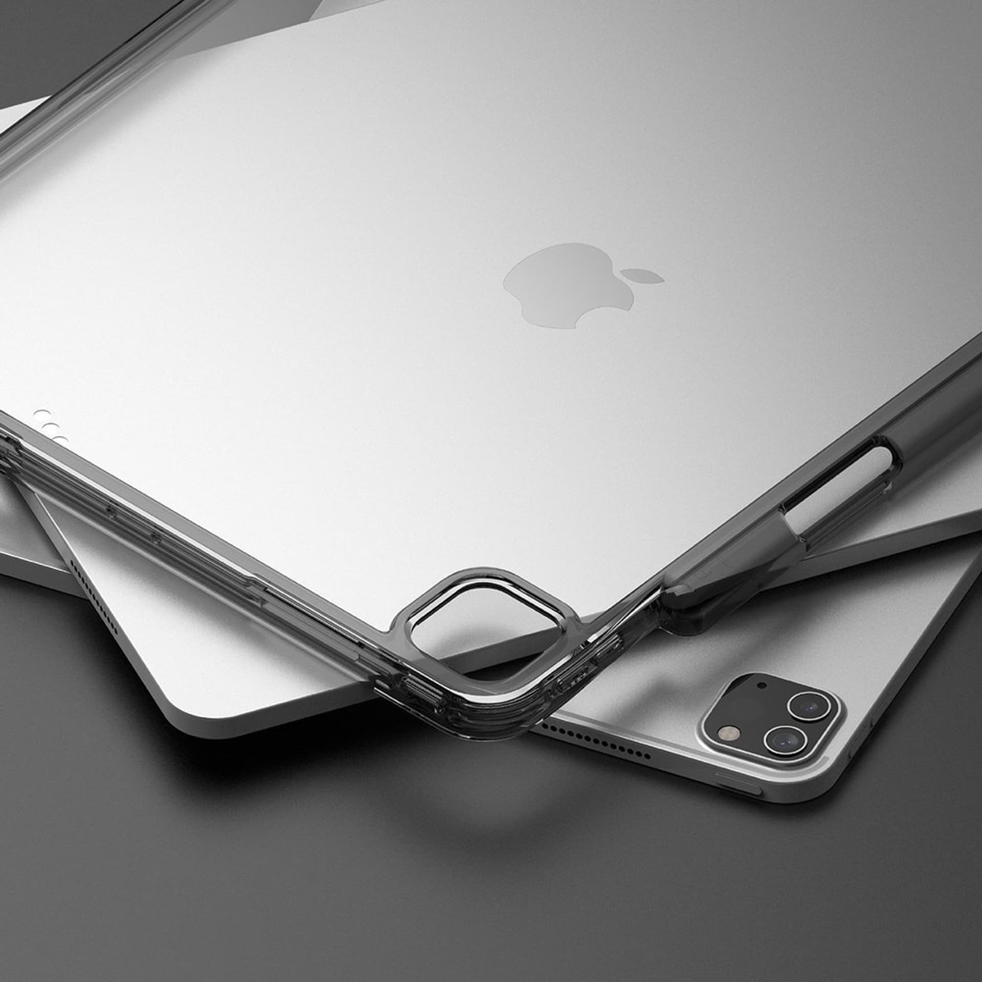 

Ringke Fusion etui pokrowiec z żelową ramką iPad Pro 12.9'' 2021 czarny ()
