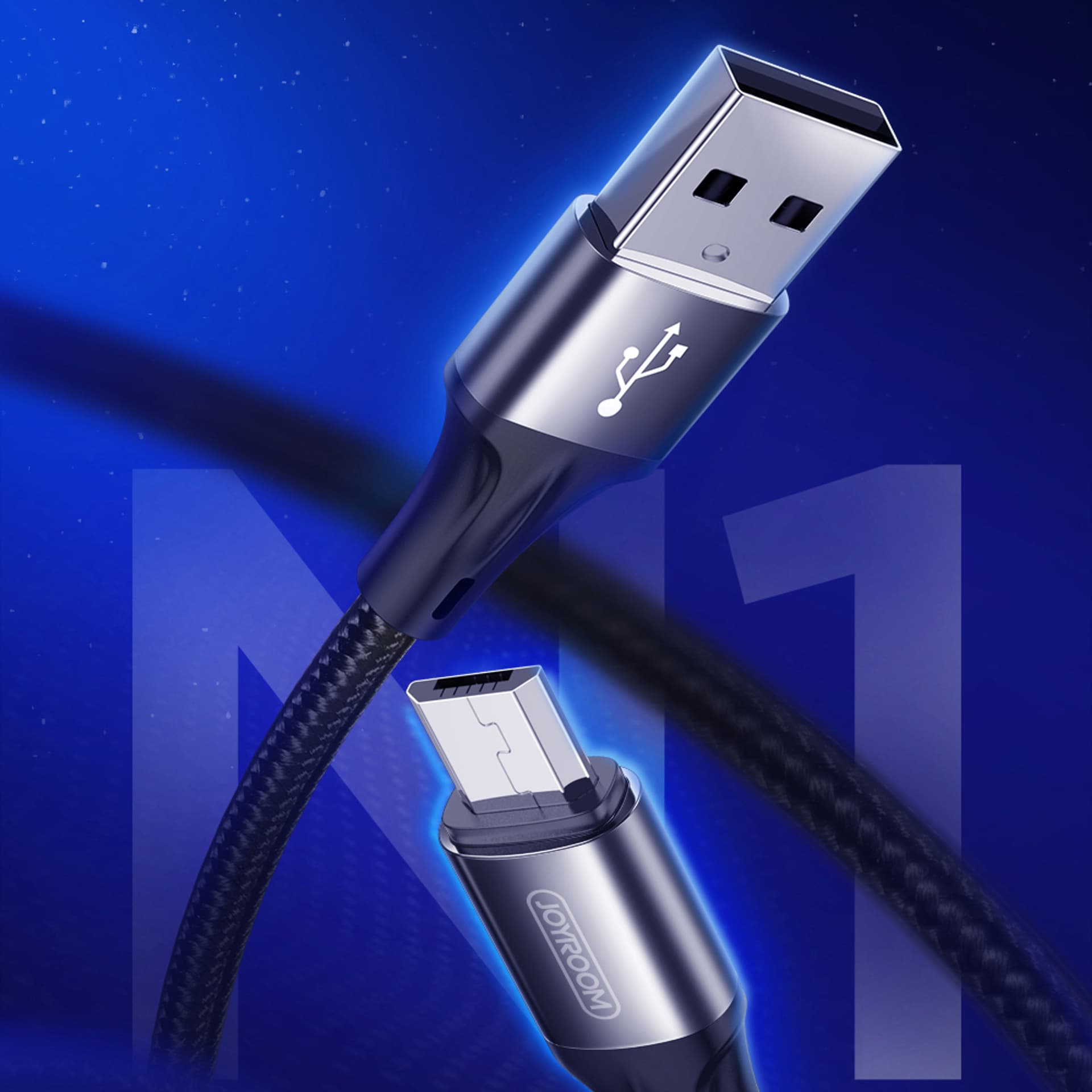 

Joyroom kabel USB - micro USB 3 A 1 m czarny (S-1030N1)