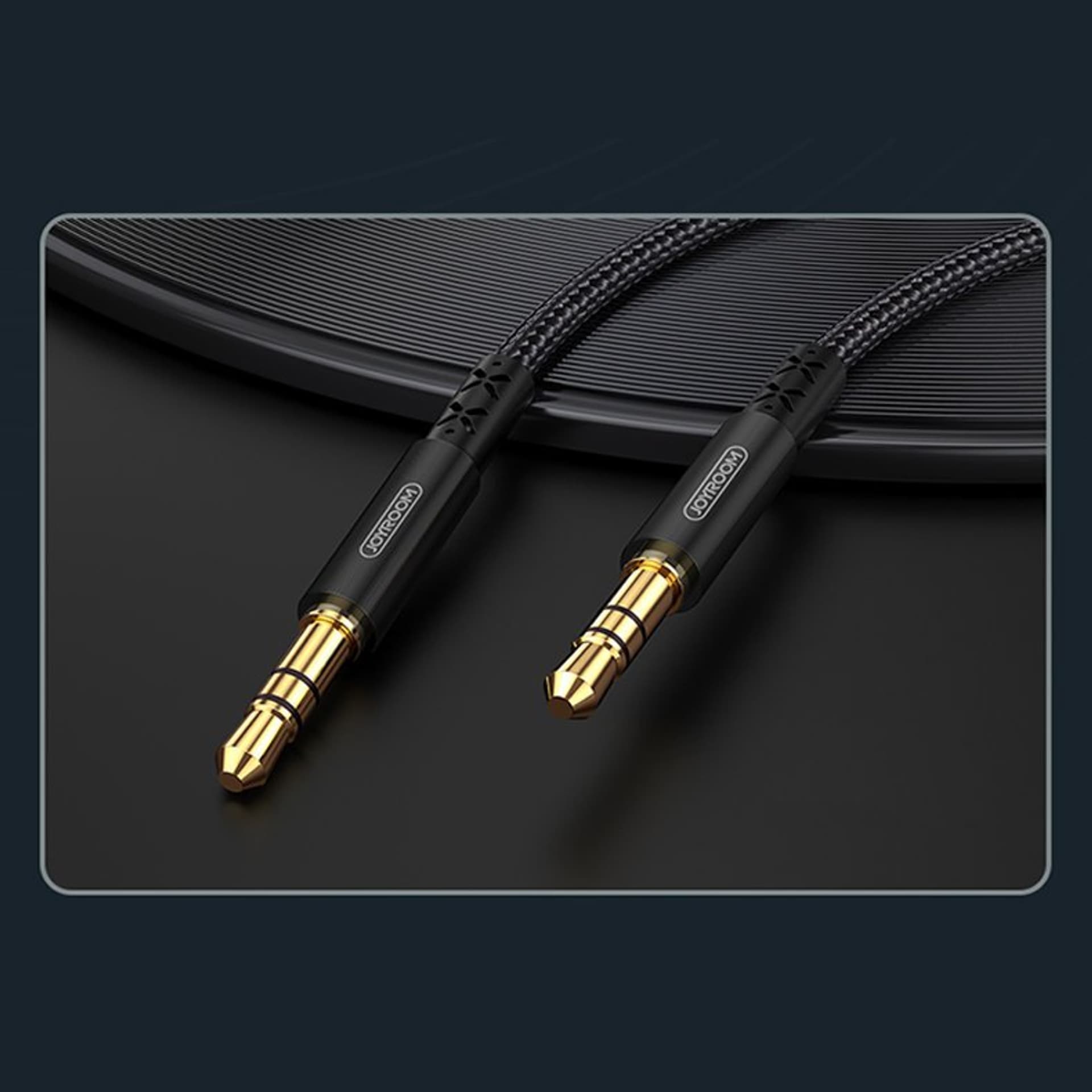 

Joyroom kabel audio stereo AUX 3,5 mm mini jack 1,5 m czarny (SY-15A1)
