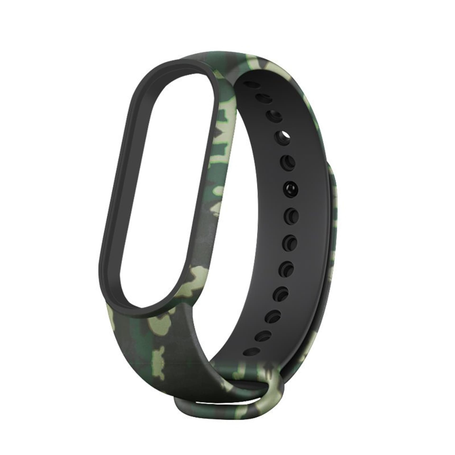 

Zamienna silikonowa opaska Camo TPU pasek bransoleta bransoletka do Xiaomi Mi Band 6 / Mi Band 5 moro zielony