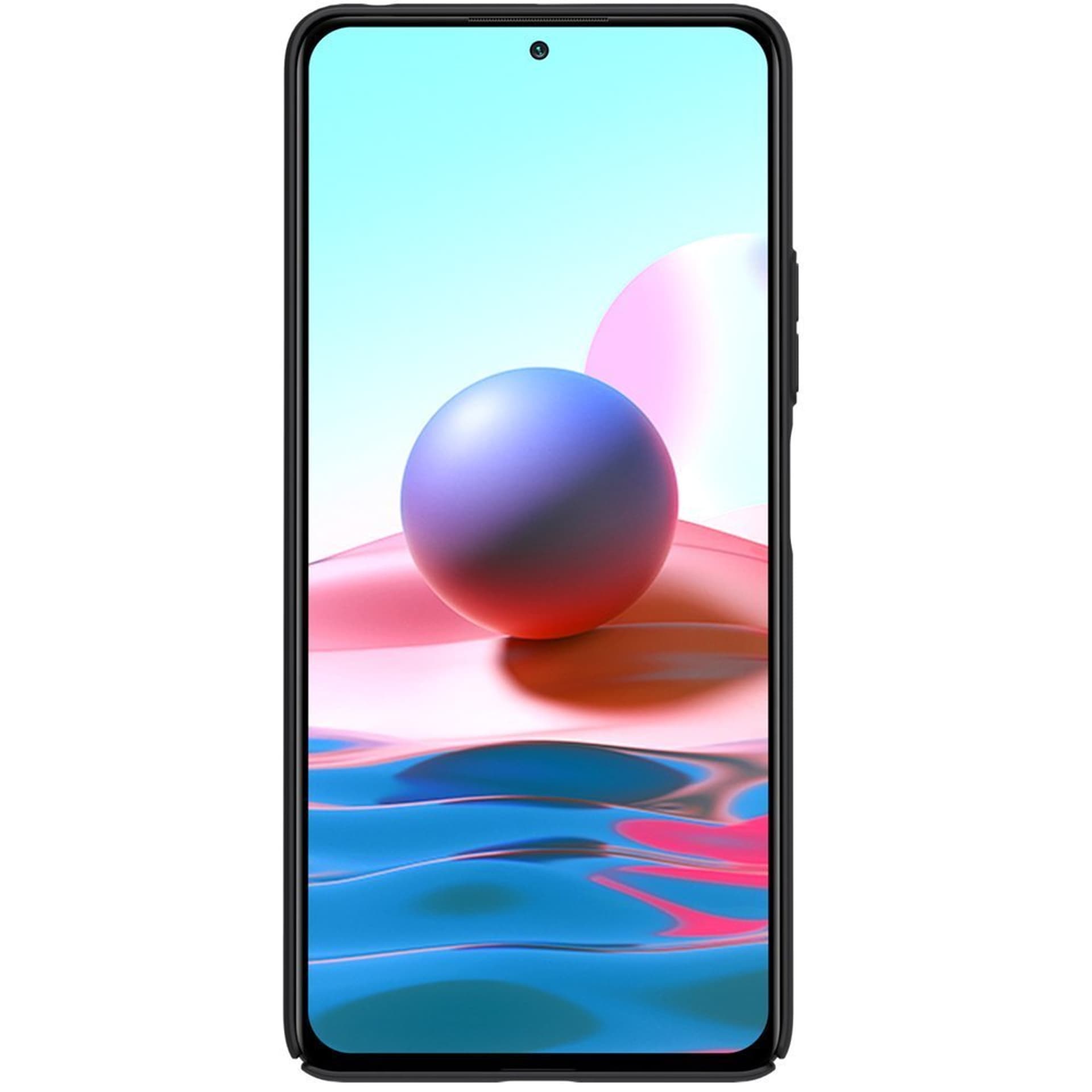 

Nillkin Super Frosted Shield wzmocnione etui pokrowiec + podstawka Xiaomi Redmi Note 10 5G czarny