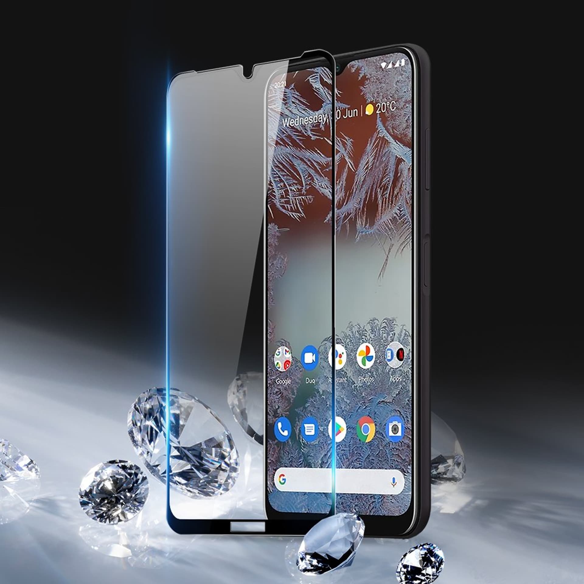 

Dux Ducis 10D Tempered Glass wytrzymałe szkło hartowane 9H na cały ekran z ramką Nokia G20 / G10 czarny (case friendly)