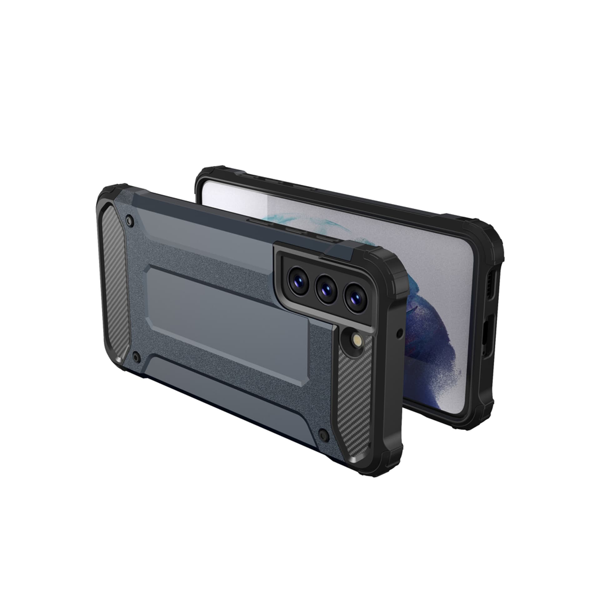 

Hybrid Armor pancerne hybrydowe etui pokrowiec Samsung Galaxy S21 FE czarny