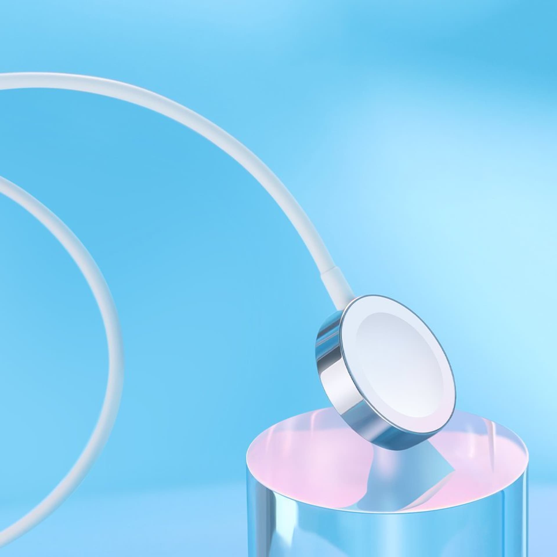 

Joyroom bezprzewodowa ładowarka Qi do Apple Watch z wbudowanym kablem 1,2 m biały (S-IW001S)