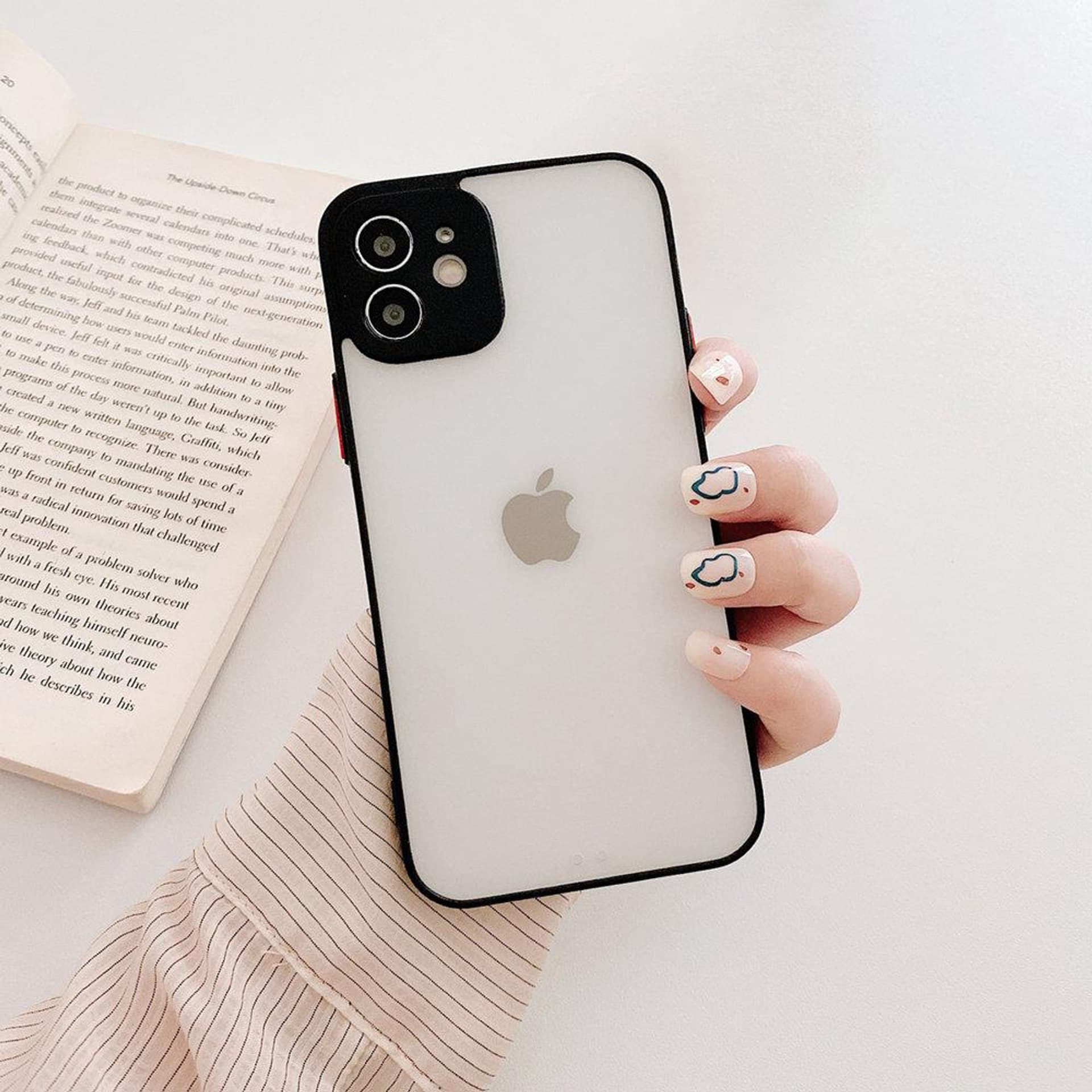 

Milky Case silikonowe elastyczne półprzezroczyste etui do Samsung Galaxy A72 4G czarny