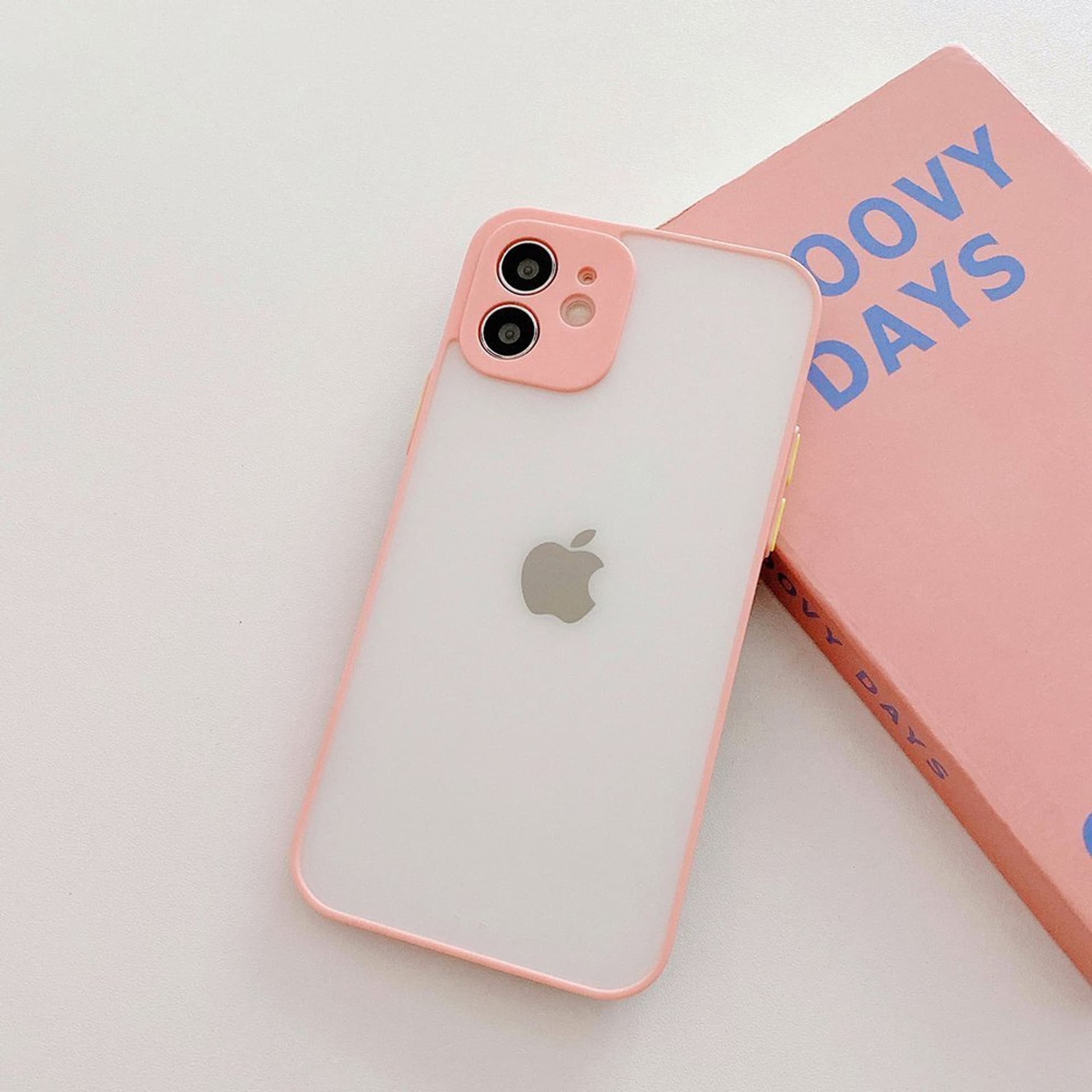 

Milky Case silikonowe elastyczne półprzezroczyste etui do iPhone 12 Pro Max różowy