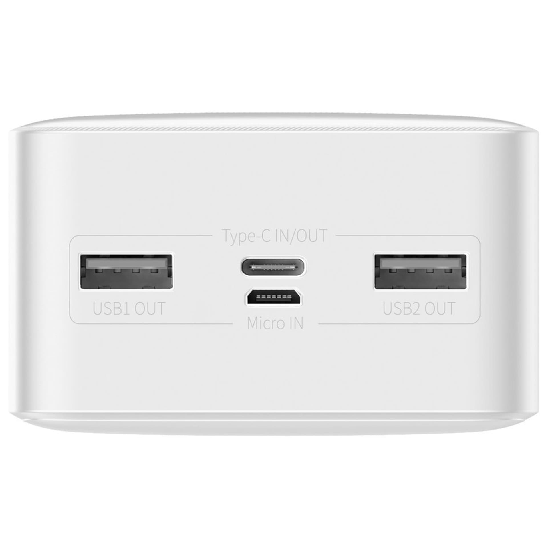 

Baseus Bipow powerbank 30000mAh 2x USB / USB Typ C / micro USB 15W biały (PPDML-K02)