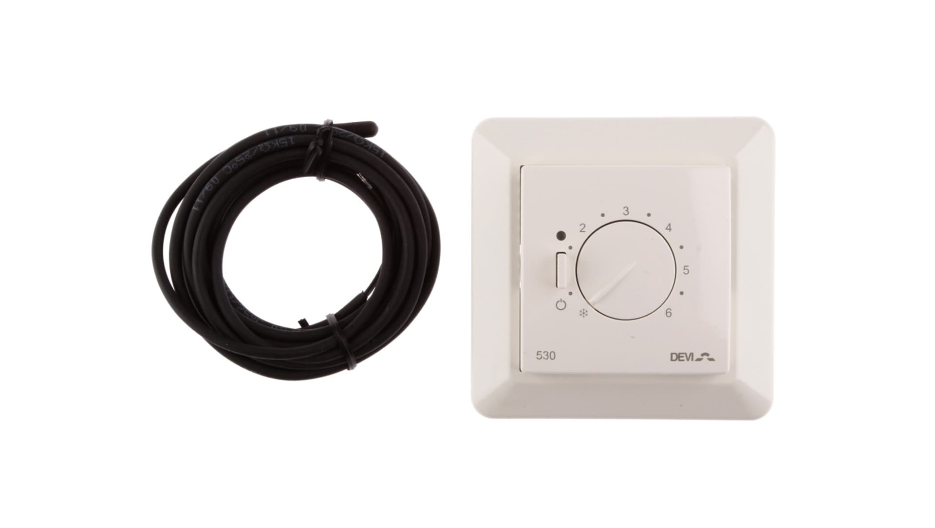 

Termostat DEVIreg 530 230V 15A -10-50C IP31 biały 140F1030