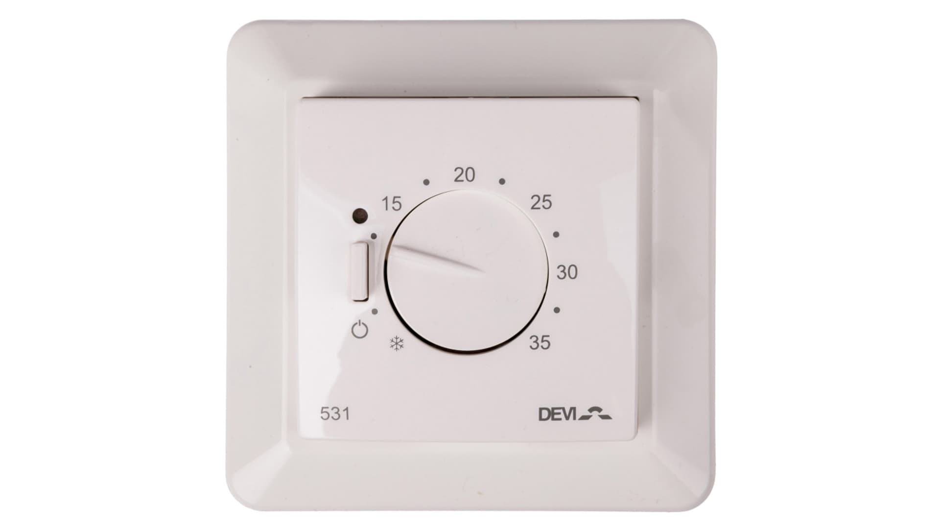

Termostat DEVIreg 531 230V 16A -5-35C IP31 biały 140F1034