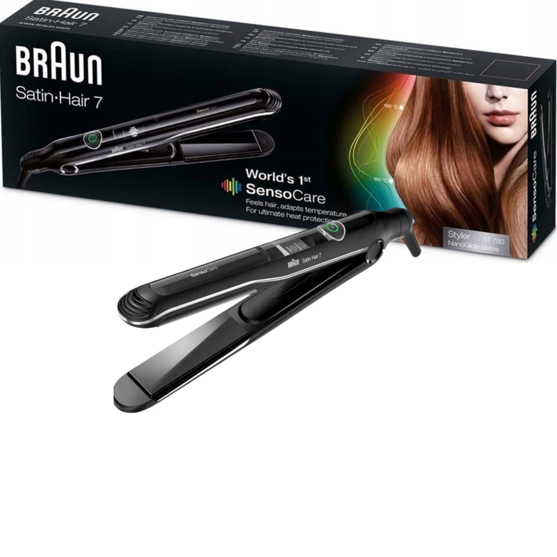 

PROSTOWNICA DO WŁOSÓW CERAMICZNA BRST780E Braun