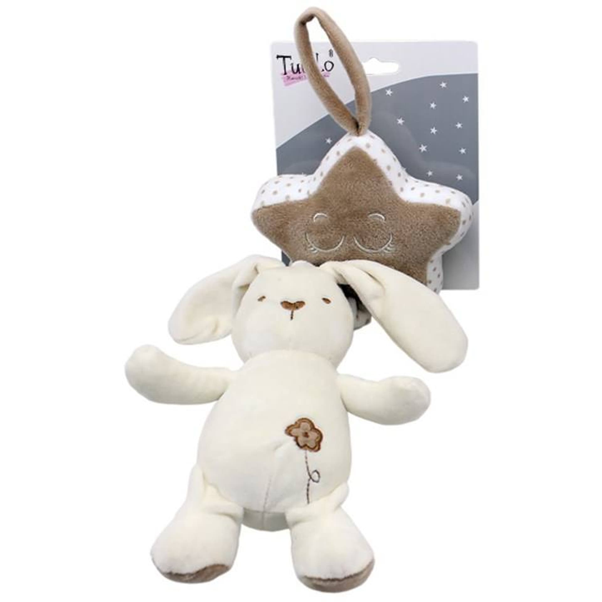 

Pozytywka Króliczek karmelowy 35 cm