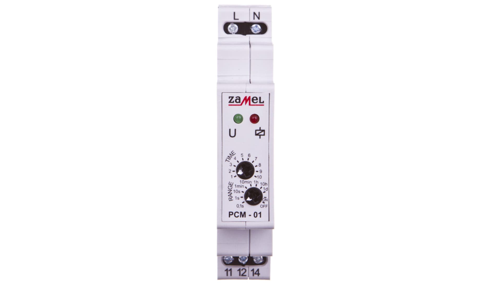 

Przekaźnik czasowy 1-funkcyjny 1NO/NC 16A 0,1sek-10dni 230V AC PCM-01 EXT10000072