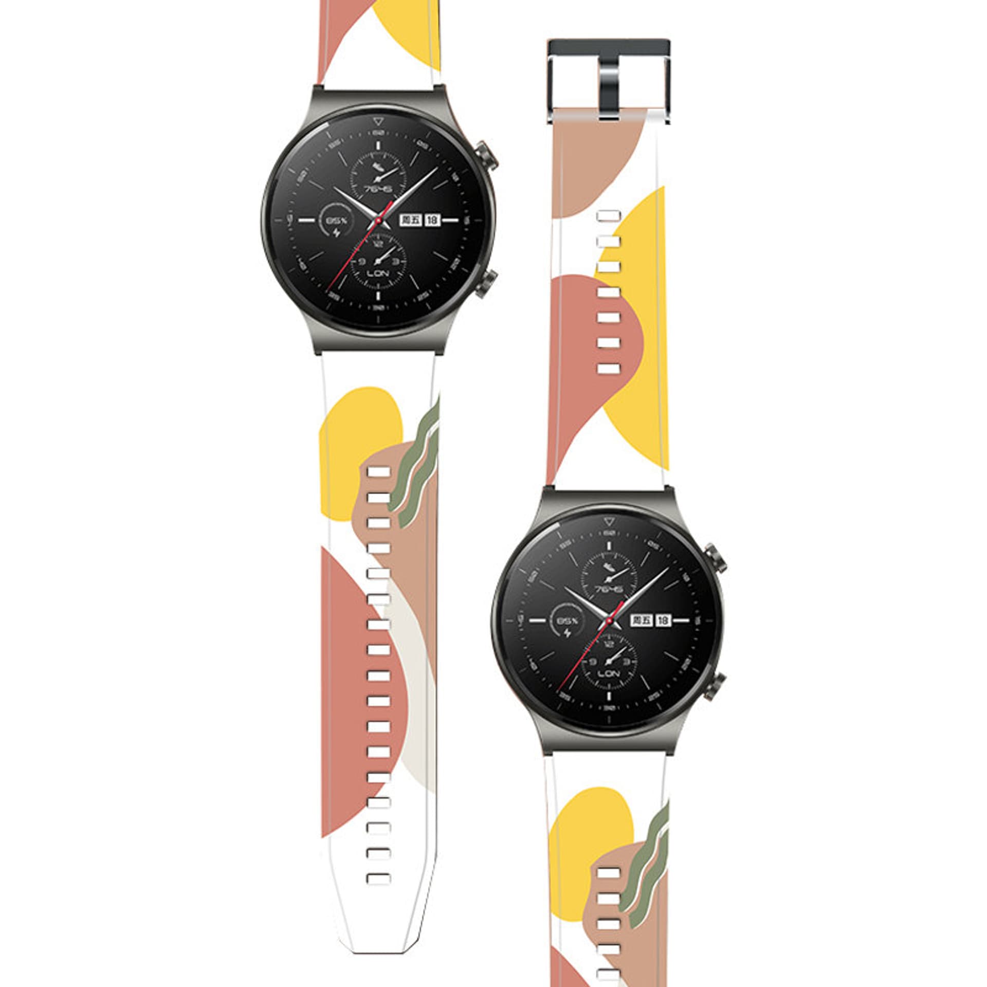 

Strap Moro opaska do Huawei Watch GT2 Pro silikonowy pasek bransoletka do zegarka wzór 8