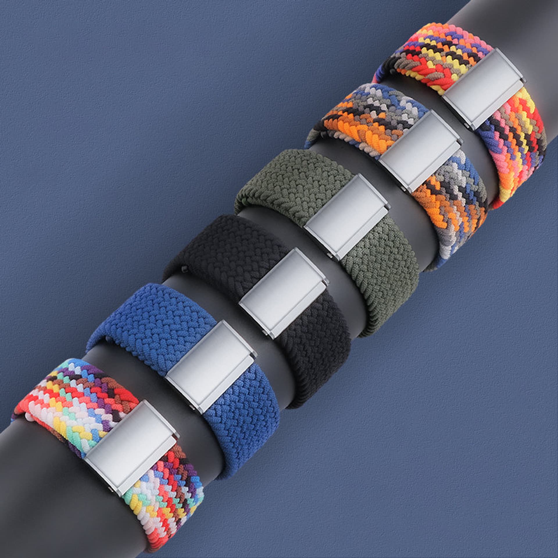 

Strap Fabric opaska do Watch Ultra / 8 / 7 / 6 / SE / 5 / 4 / 3 / 2 (49mm / 45mm / 44mm / 42mm) pleciony materiałowy pasek bransoletka do zegarka czarno-biały, 49mm / 45mm / 44mm / 42mm) pleciony materiałowy pasek bransoletka do zegarka czarno-biał