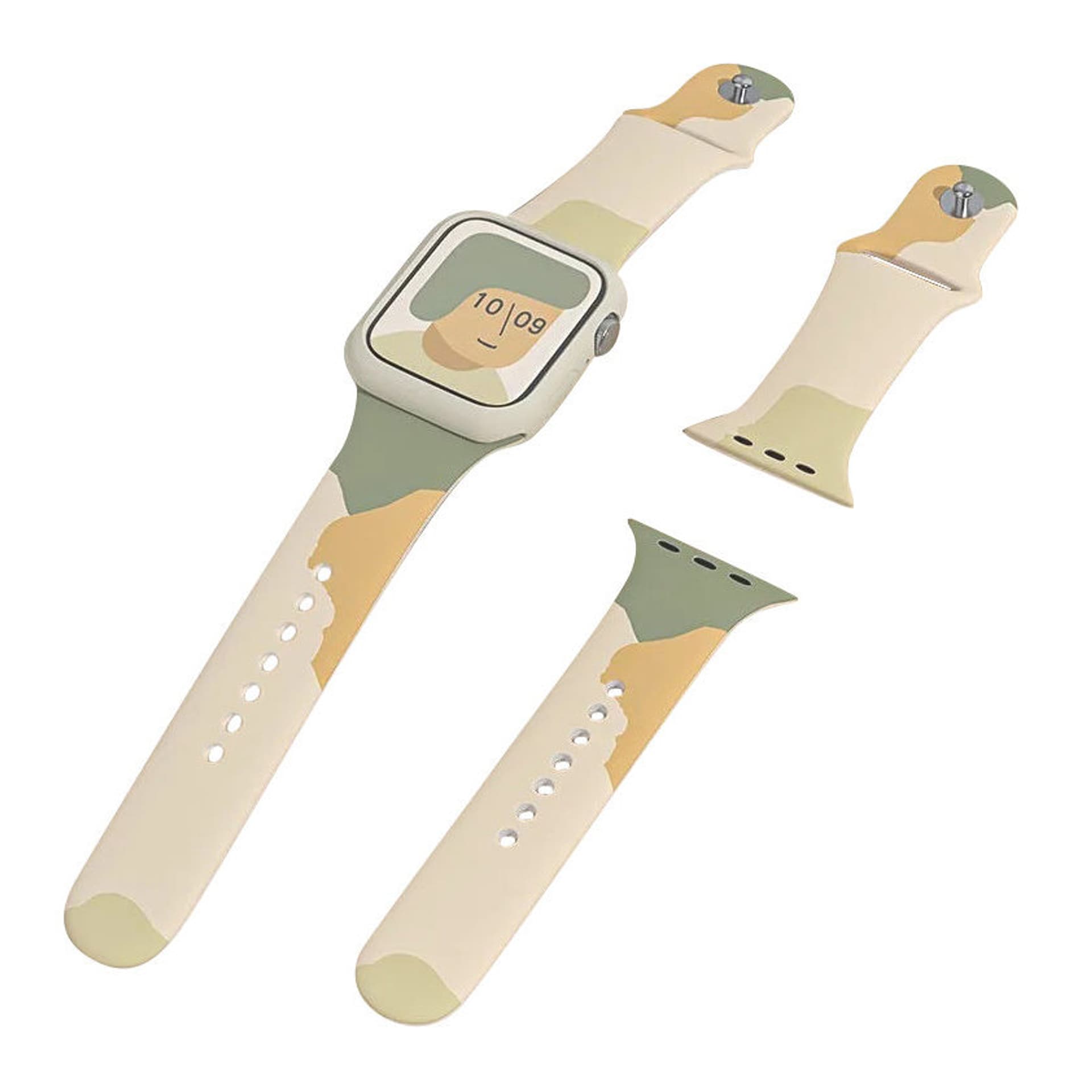 

Strap Moro opaska do Apple Watch 8 / 7 / 6 / SE / 5 / 4 / 3 / 2 (41mm / 40mm / 38mm) silikonowy pasek bransoletka do zegarka wzór 6