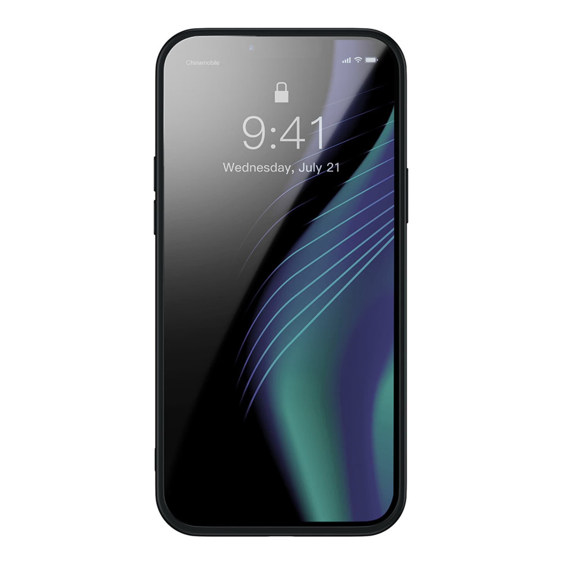 

Baseus Crystal Phone Case pancerne etui do iPhone 13 Pro z żelową ramką czarny (ARJT000101)