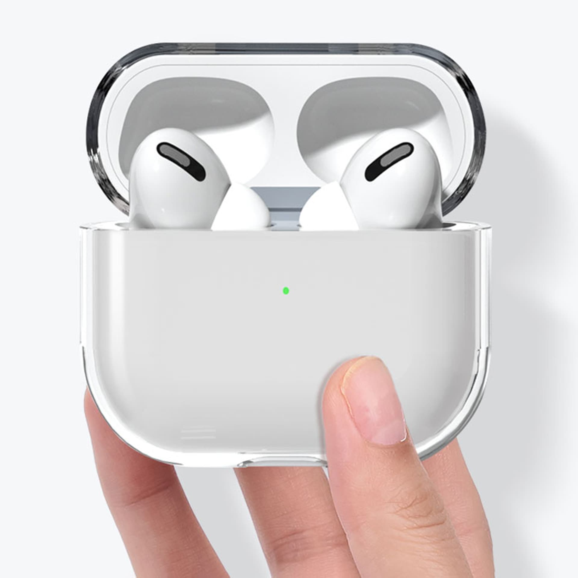 

Etui do AirPods 3 sztywny mocny pokrowiec na słuchawki przezroczysty (case A)
