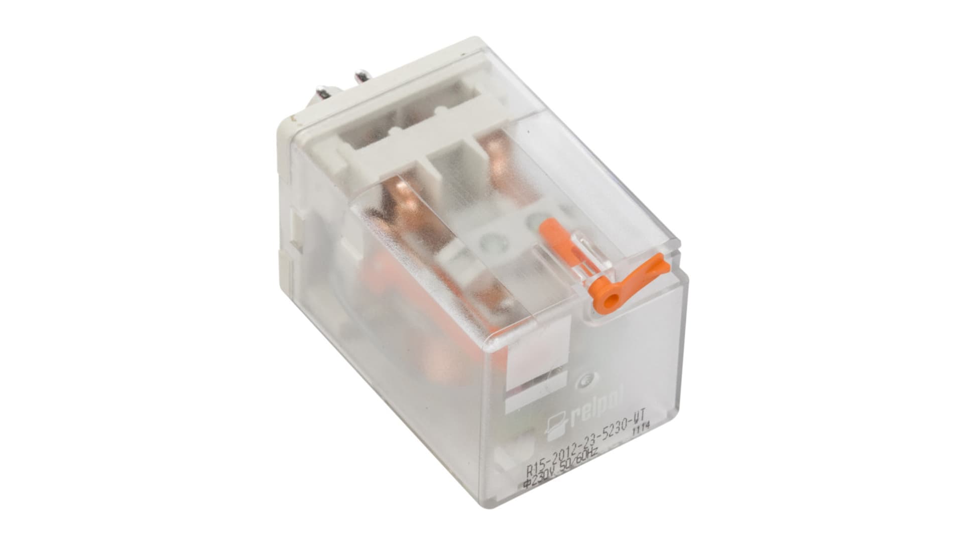 

Przekaźnik przemysłowy 2P 10A 230V AC AgNi R15-2012-23-5230-WT 804299