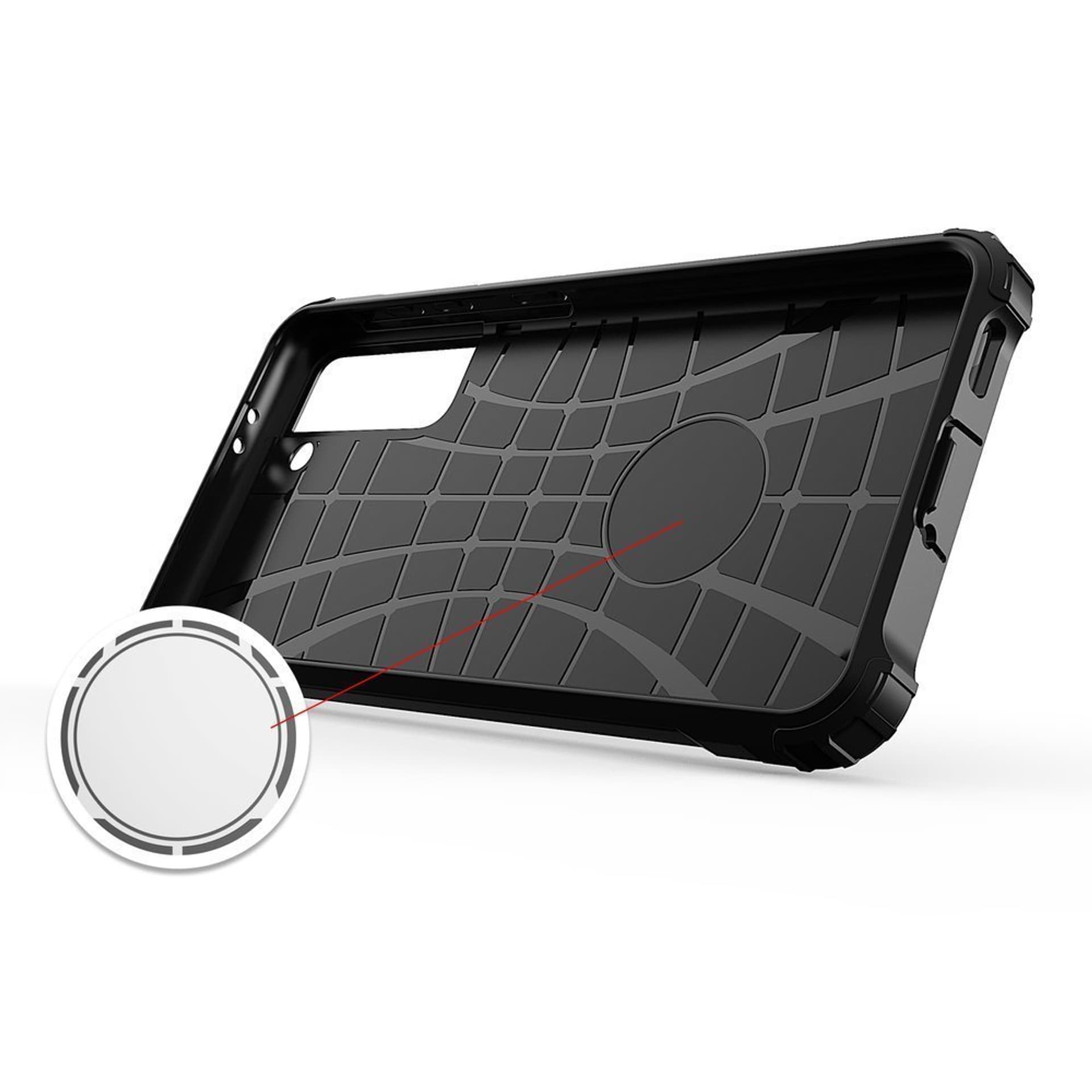 

Hybrid Armor pancerne hybrydowe etui pokrowiec Samsung Galaxy S22 czarny