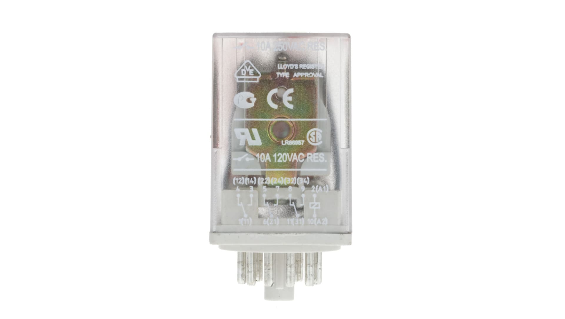 

Przekaźnik przemysłowy 3P 12V AC AgNi R15-2013-23-5012-WT 802864