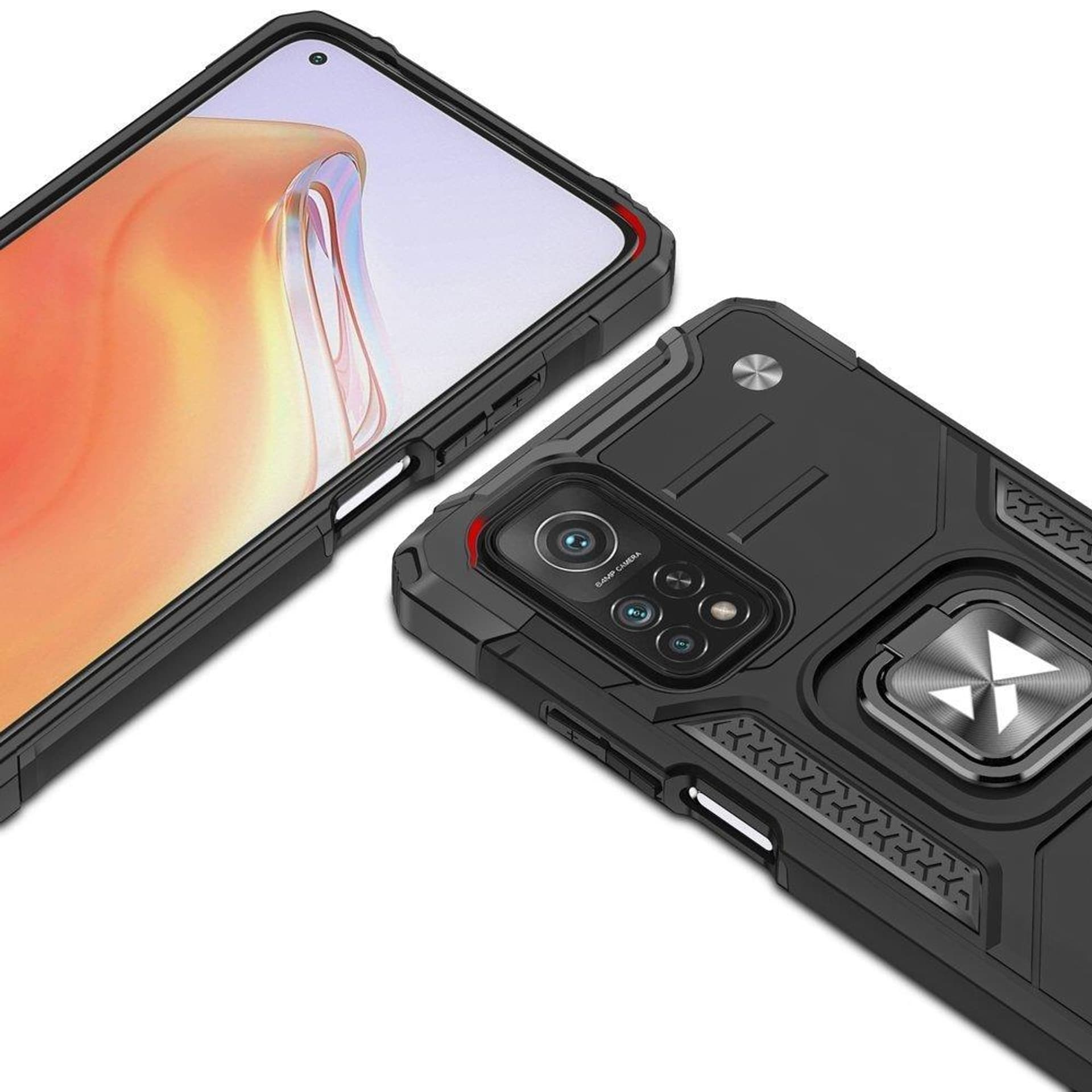 

Wozinsky Ring Armor pancerne hybrydowe etui pokrowiec + magnetyczny uchwyt Mi Poco M4 Pro 5G / Redmi Note 11 5G (China) / Redmi Note 11T 5G / Redmi Note 11S 5G czarny, China) / redmi note 11t 5g / redmi note 11s 5g czarn
