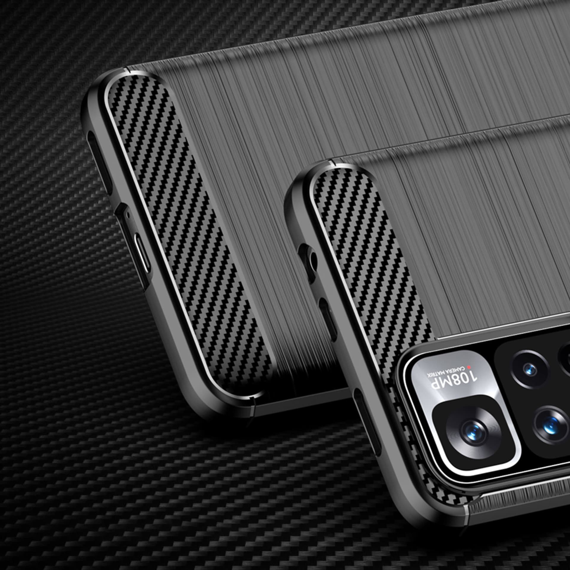 

Carbon Case elastyczne etui pokrowiec Xiaomi Redmi Note 11 Pro+ 5G (China) / 11 Pro 5G (China) / Mi11i HyperCharge / Poco X4 NFC czarny, China) / mi11i hypercharge / poco x4 nfc czarn
