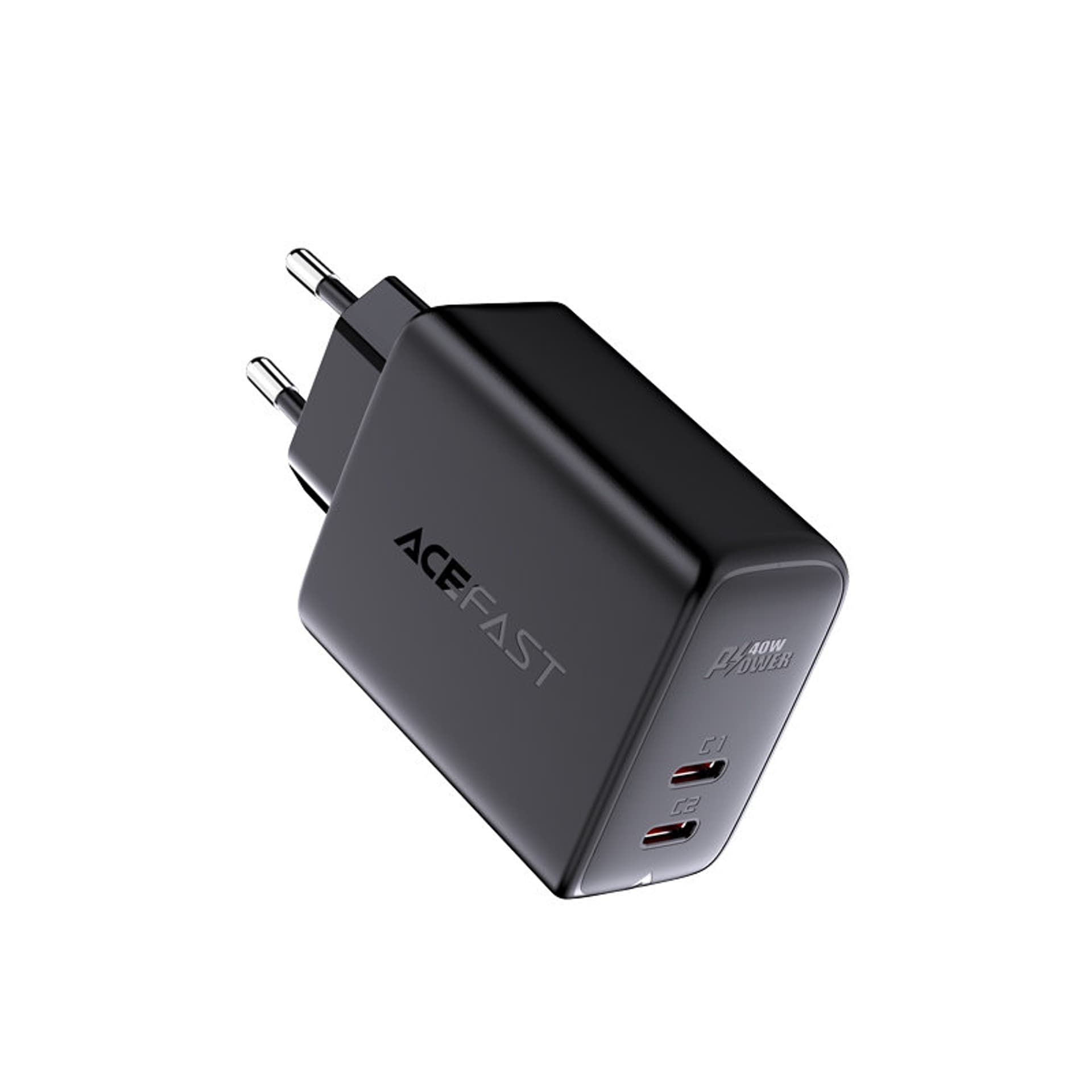 

Acefast ładowarka sieciowa 2x USB Typ C 40W, PPS, PD, QC 3.0, AFC, FCP biały (A9 white)