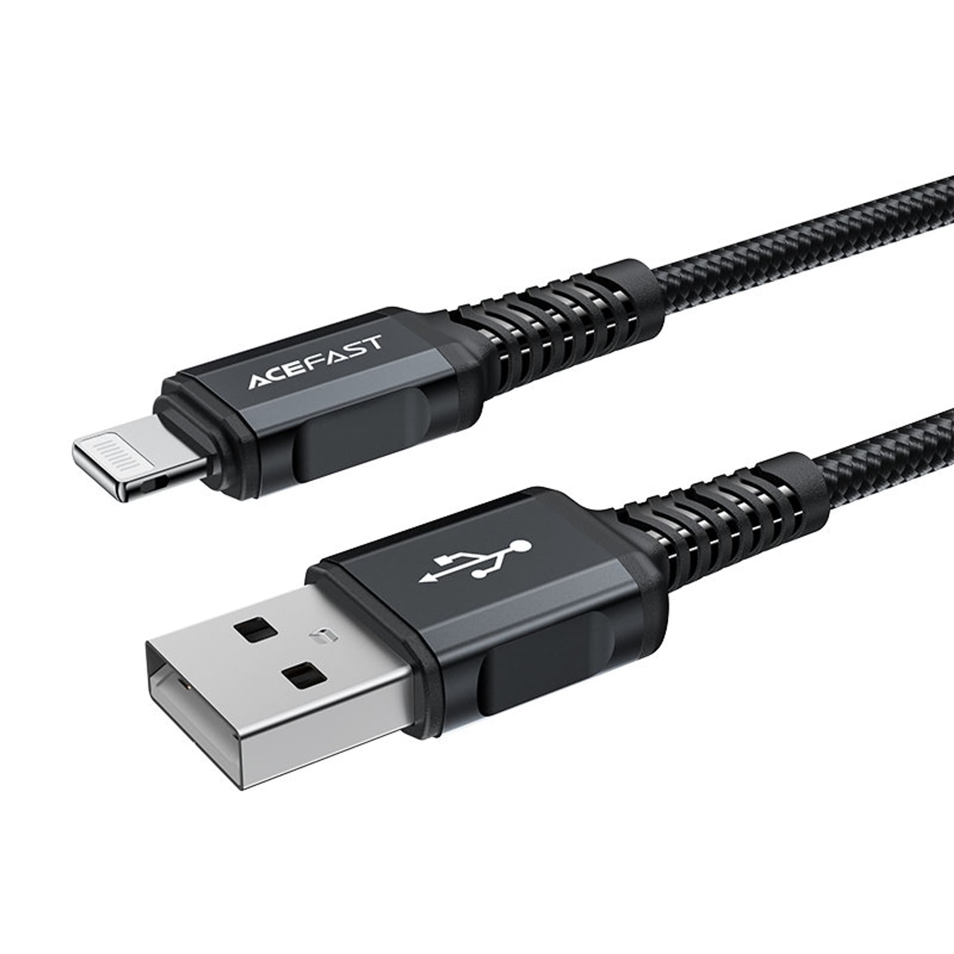 

Acefast kabel MFI USB - Lightning 1,8m, 2,4A czarny (C4-02 A Black)