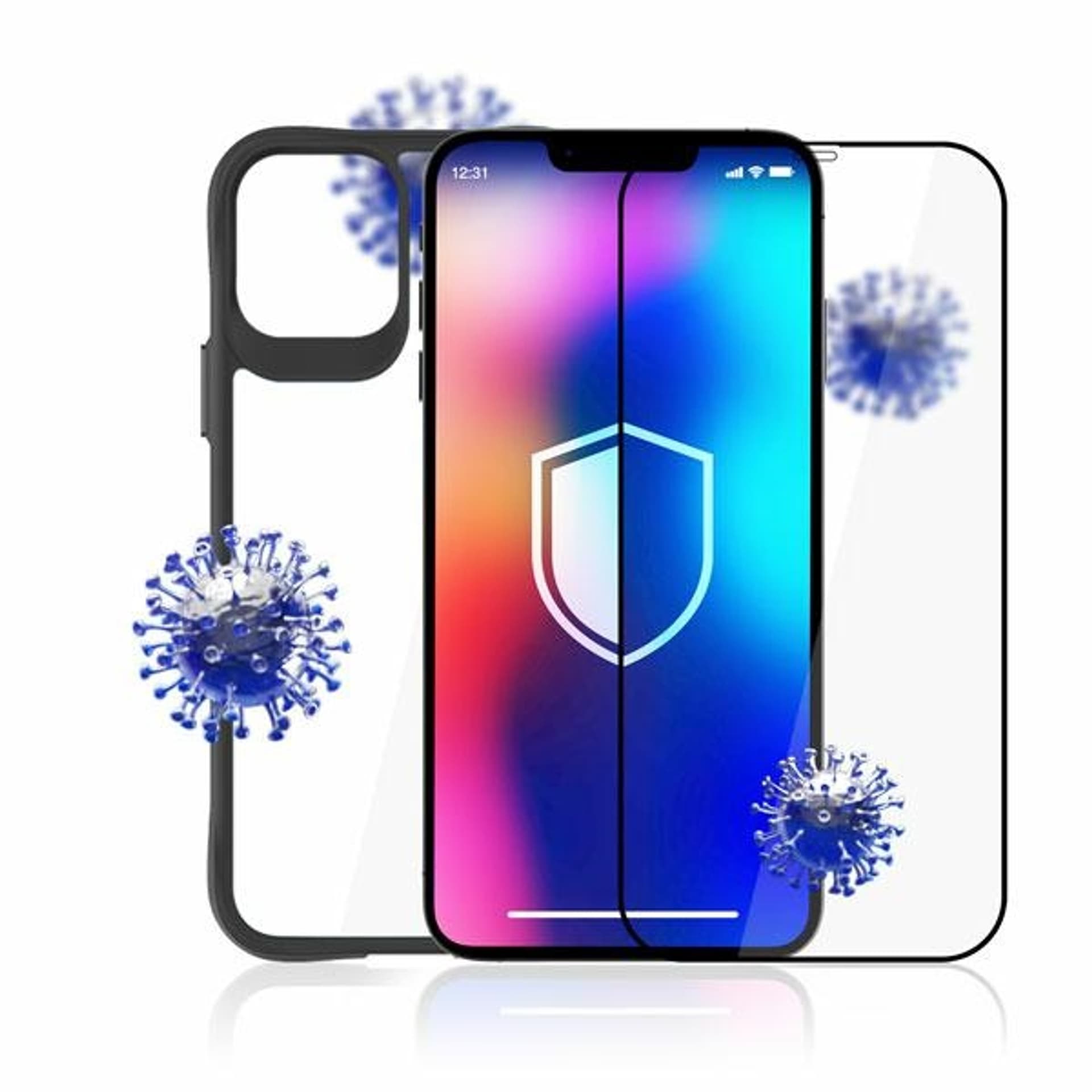 

3MK Comfort Set 4in1 iPhone 12 Pro 6.1" Zestaw akcesoriów ochronnych 4w1