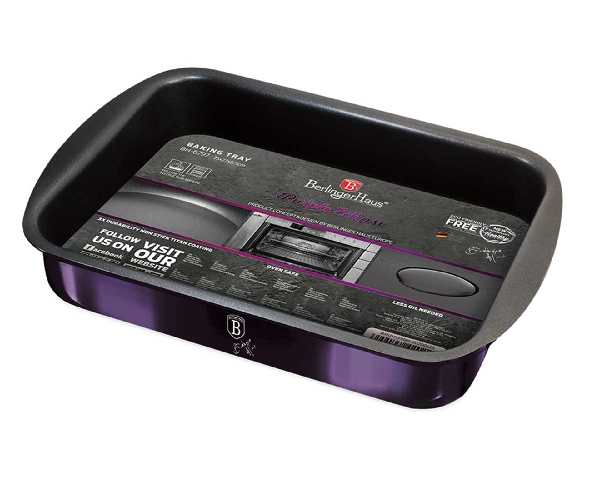 

BRYTFANNA FORMA DO PIECZENIA 40x28,5cm BERLINGER HAUS BH-6798